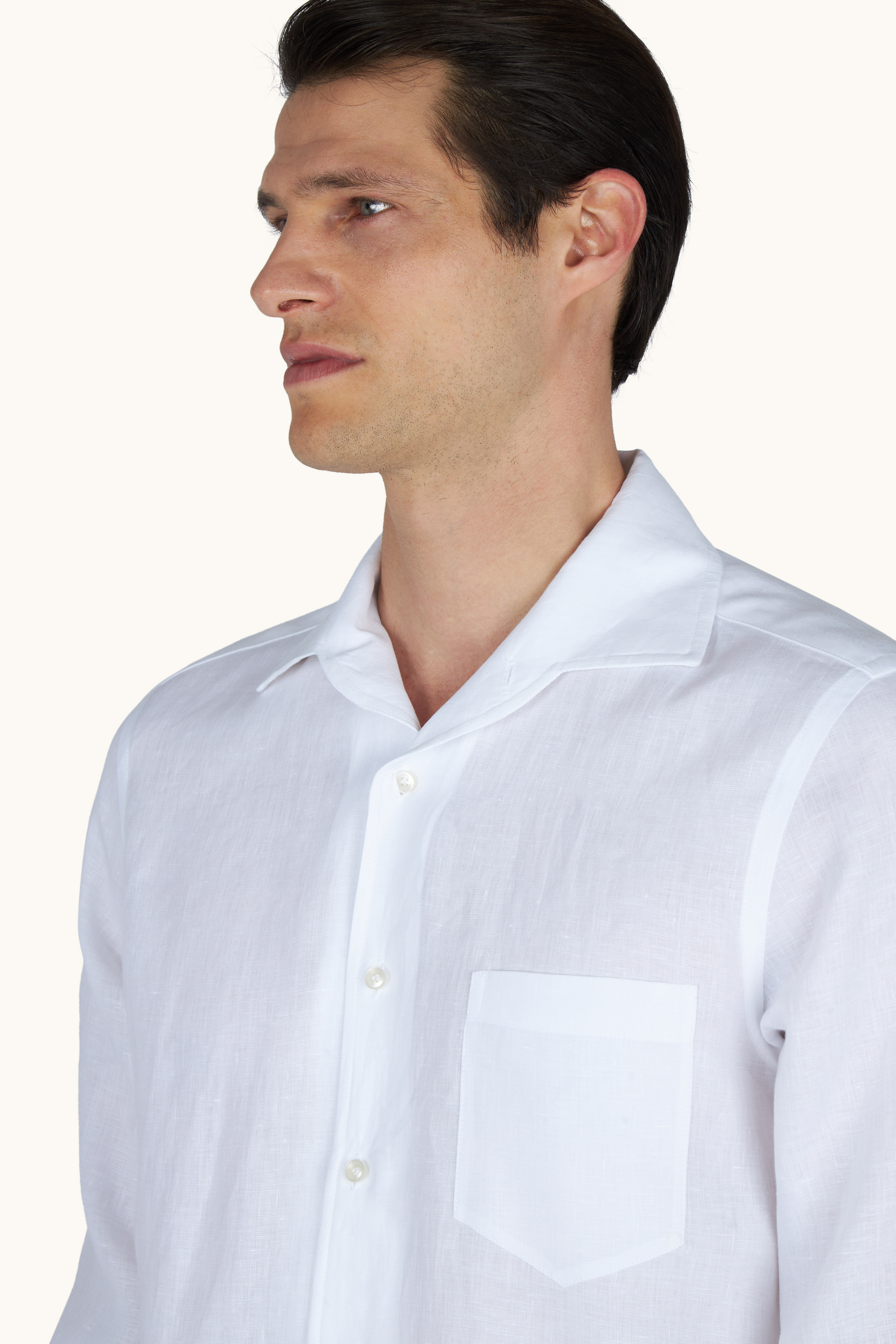 Camisa de lino Soffio image number 4