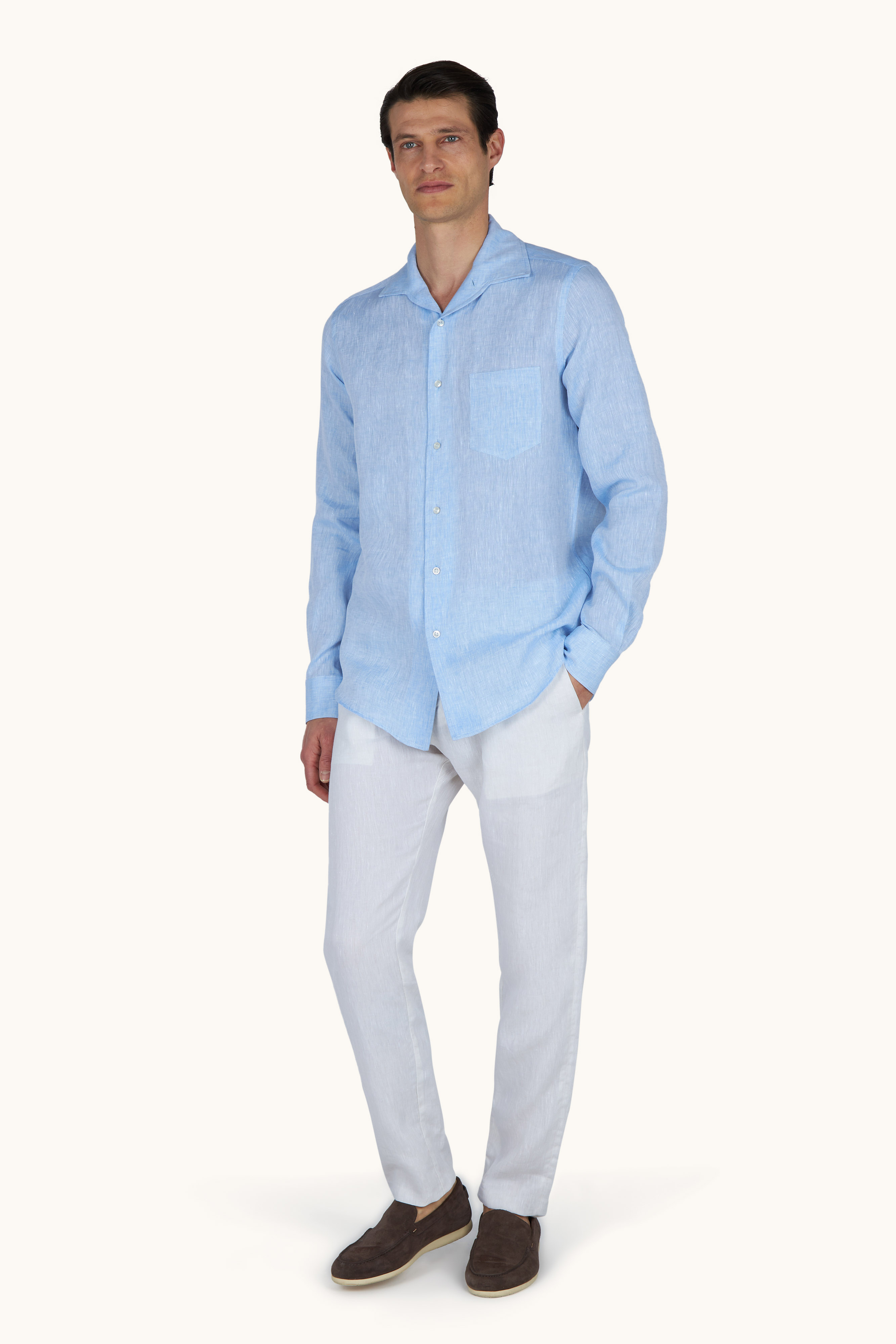 Camisa de lino Soffio image number 2