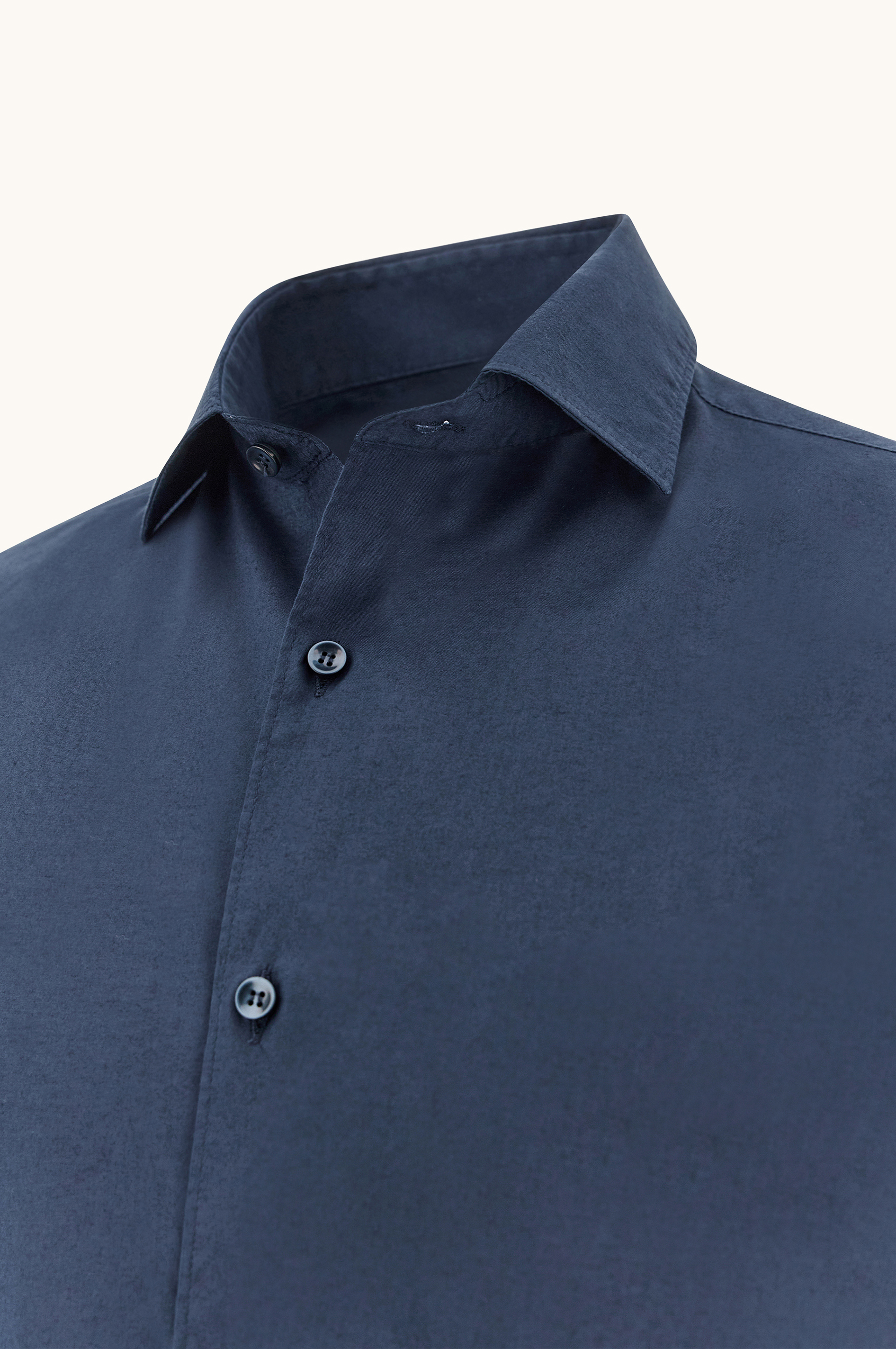 Chemise en voile de coton teint en pi&egrave;ce image number 5