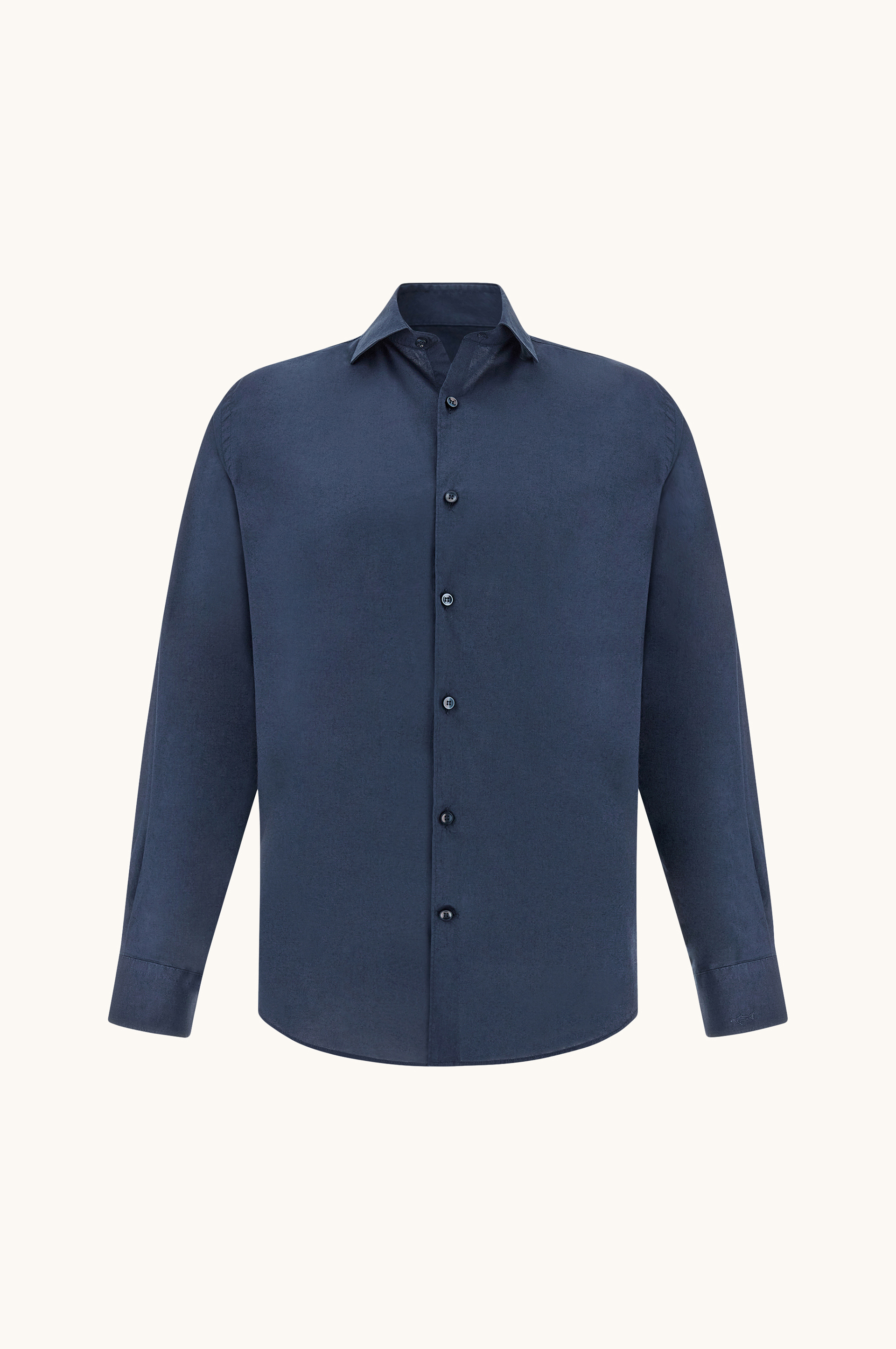 Chemise en voile de coton teint en pi&egrave;ce image number 1