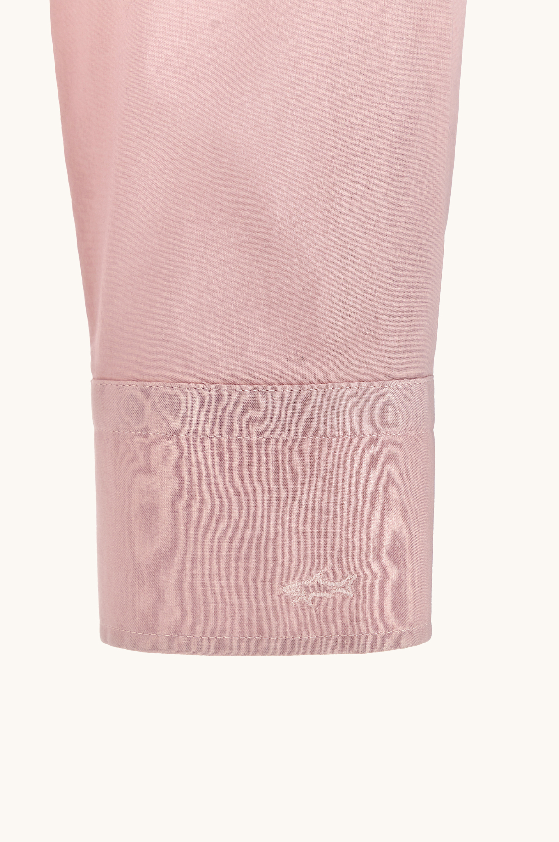 Garment‑dyed cotton voile shirt image number 7