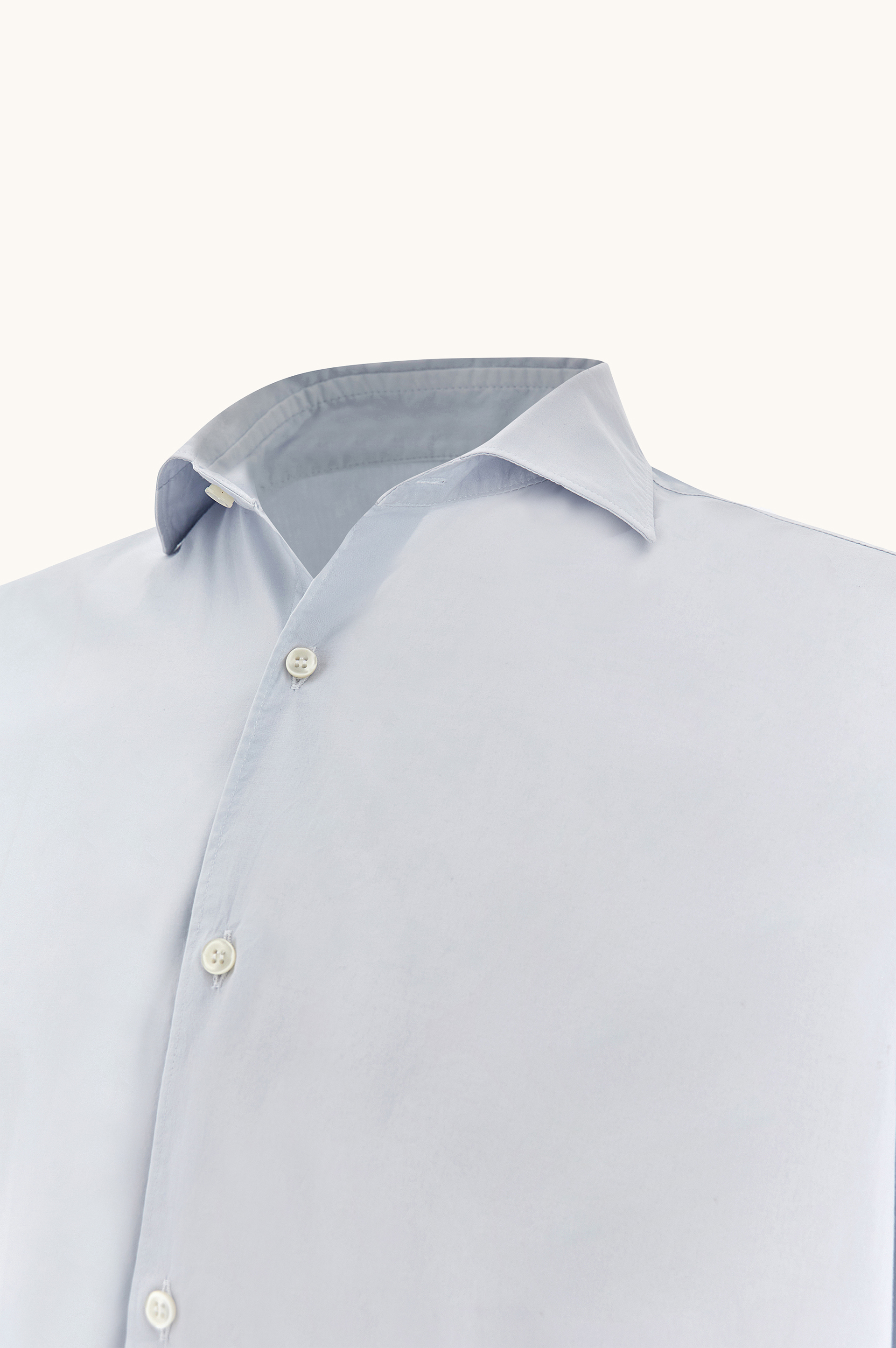 Garment‑dyed cotton voile shirt image number 5