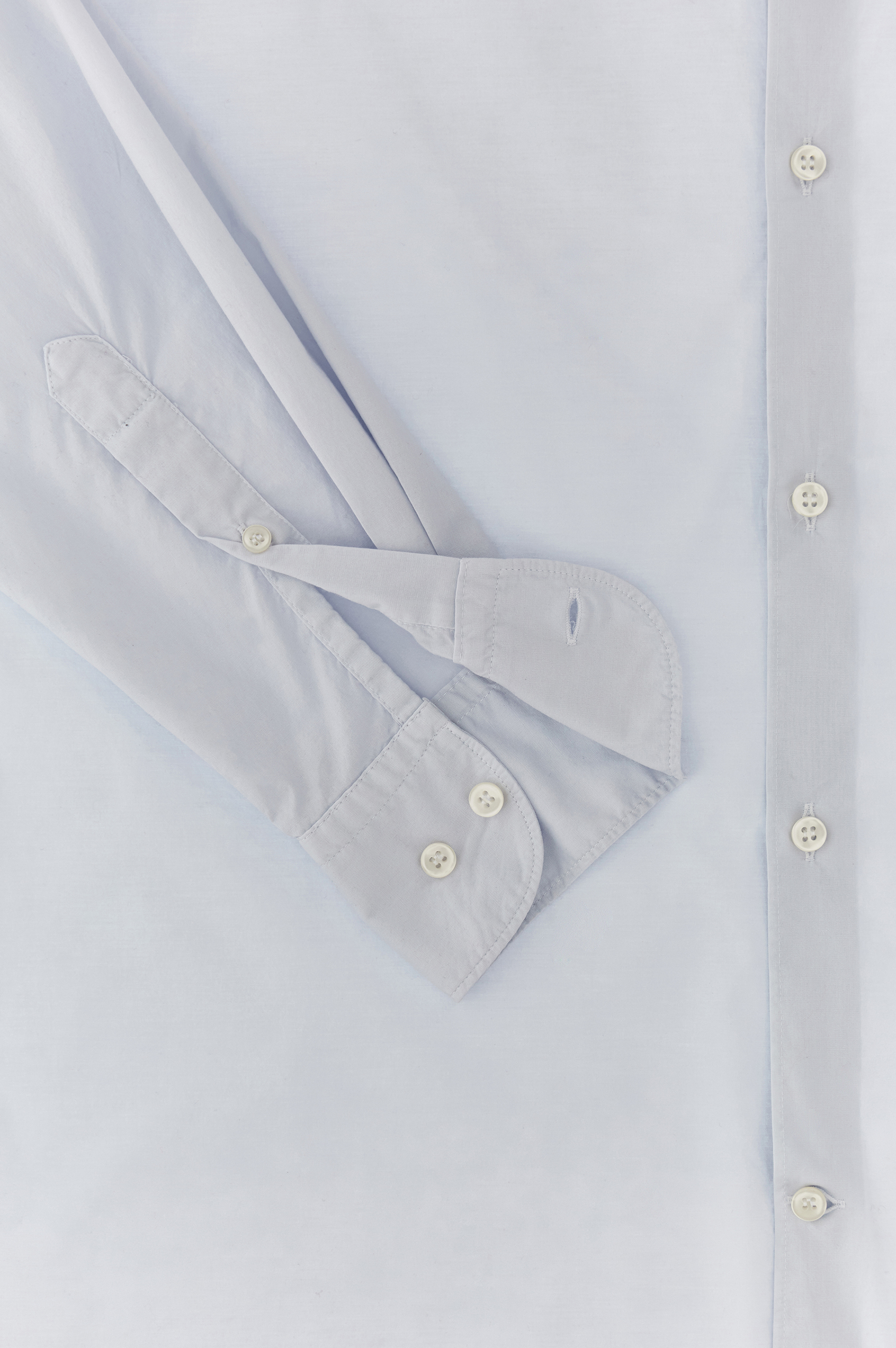 Garment‑dyed cotton voile shirt image number 6