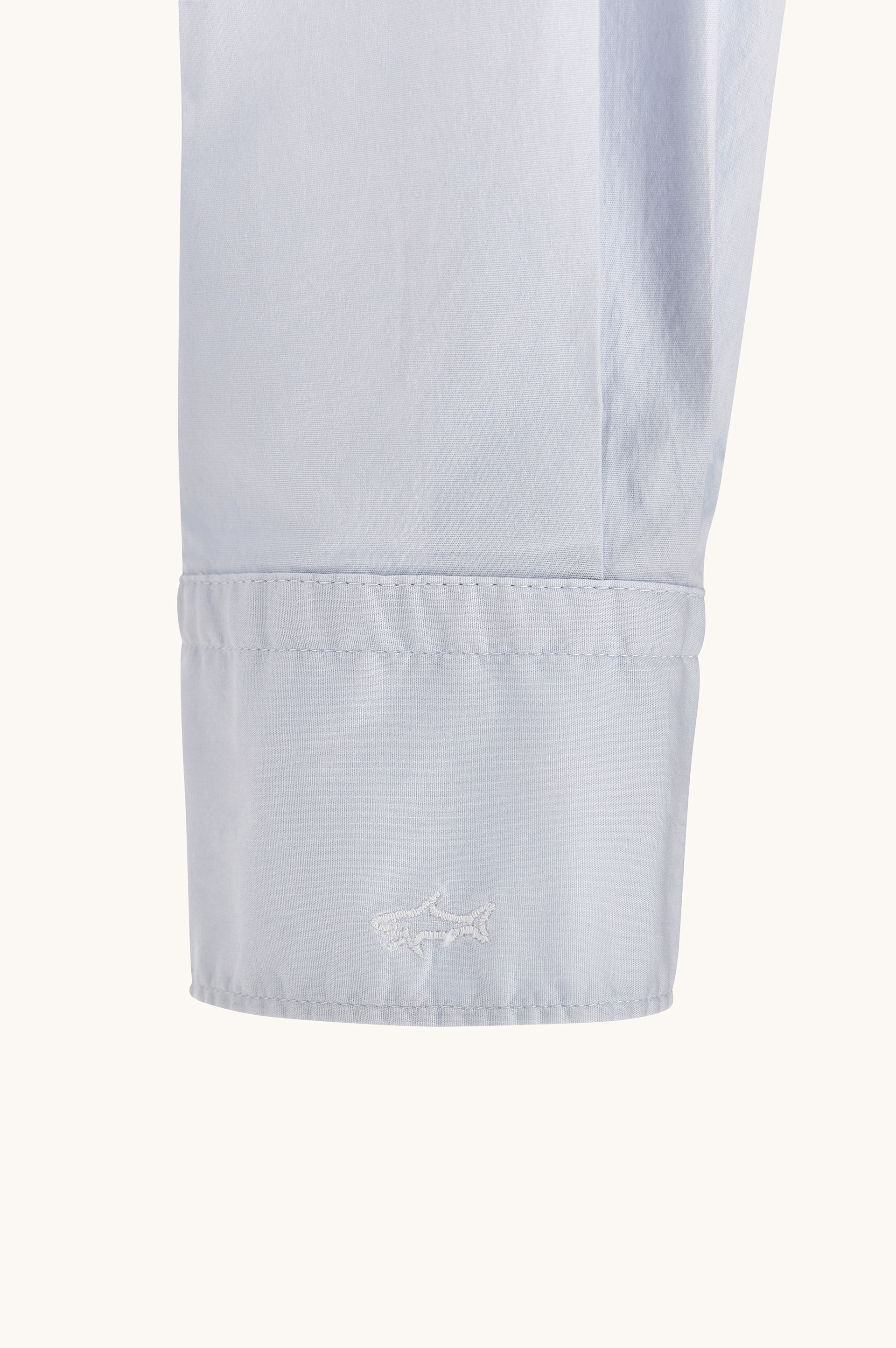 Garment‑dyed cotton voile shirt image number 7