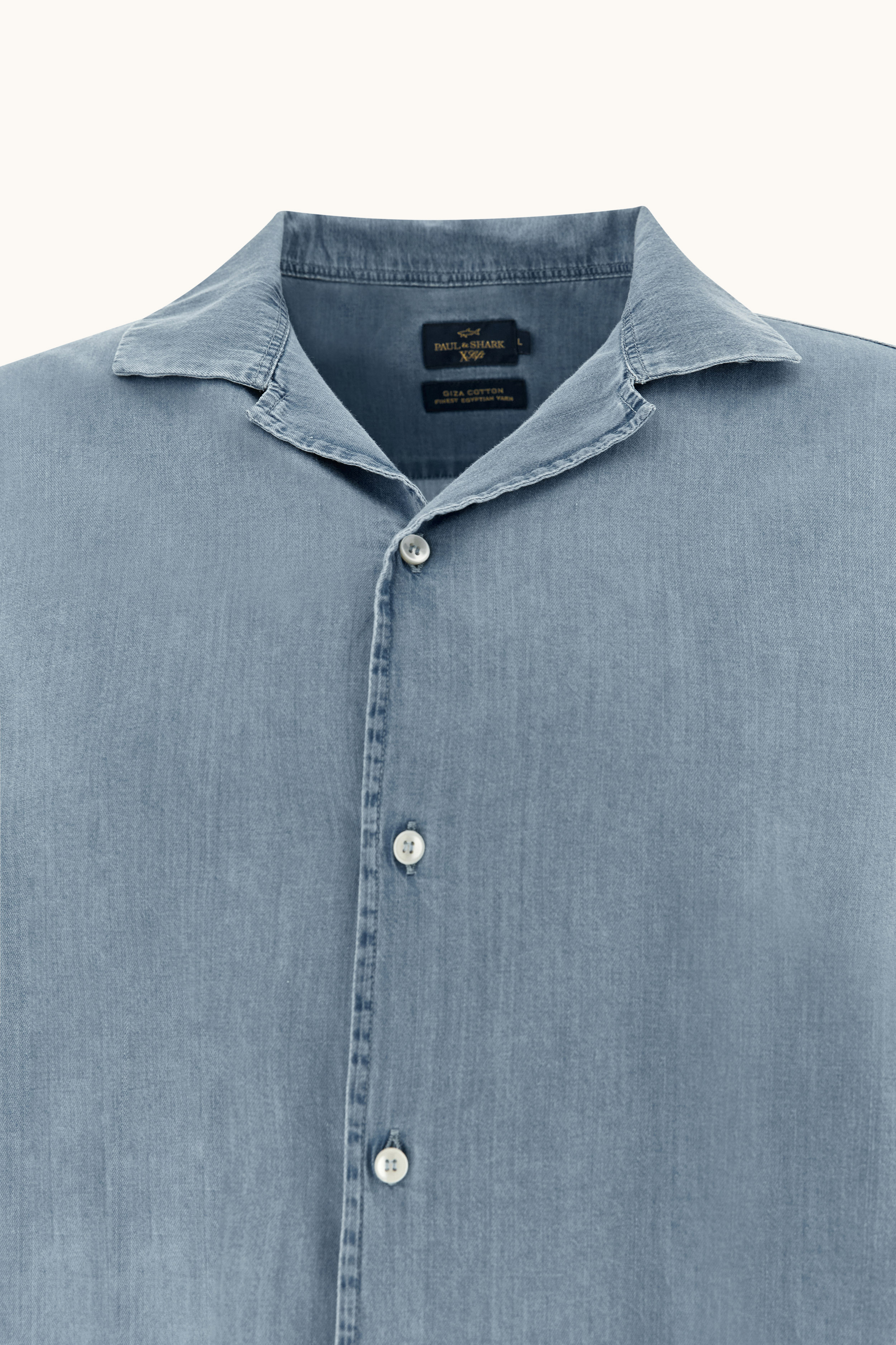 X‑Soft 吉萨棉牛仔衬衫 image number 5