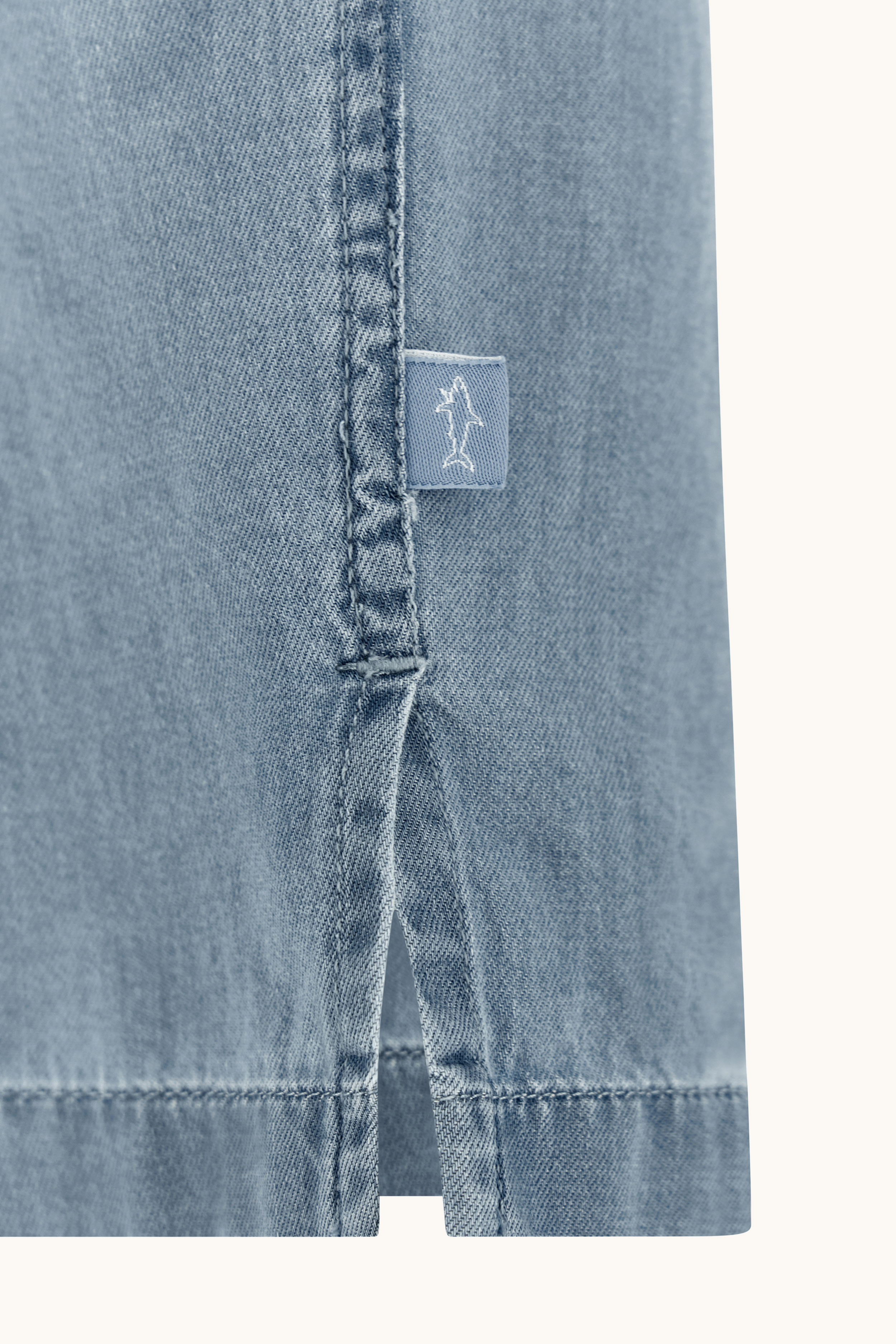 X‑Soft 吉萨棉牛仔衬衫 image number 6