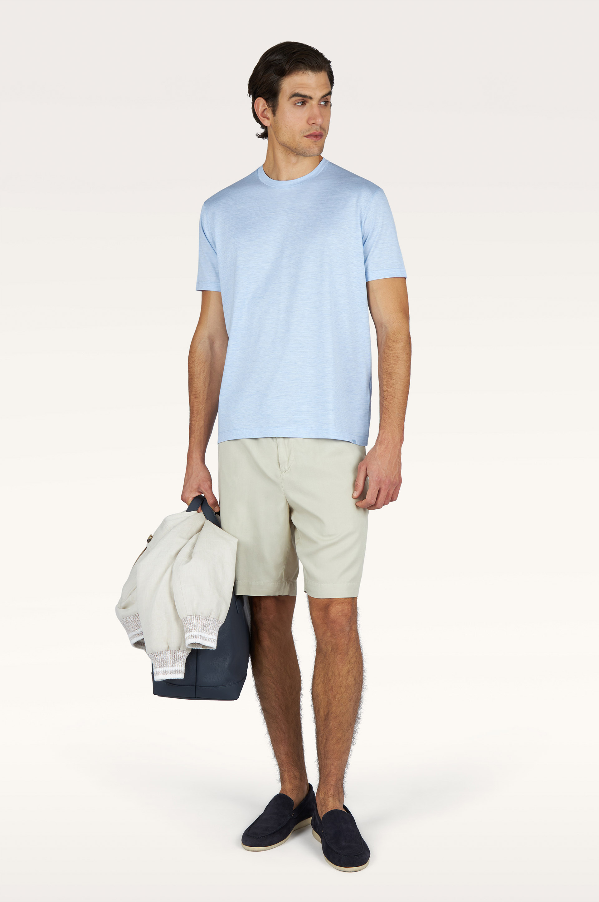 Bermuda X‑Soft en lyocell teint en pi&egrave;ce avec cordon de serrage image number 2