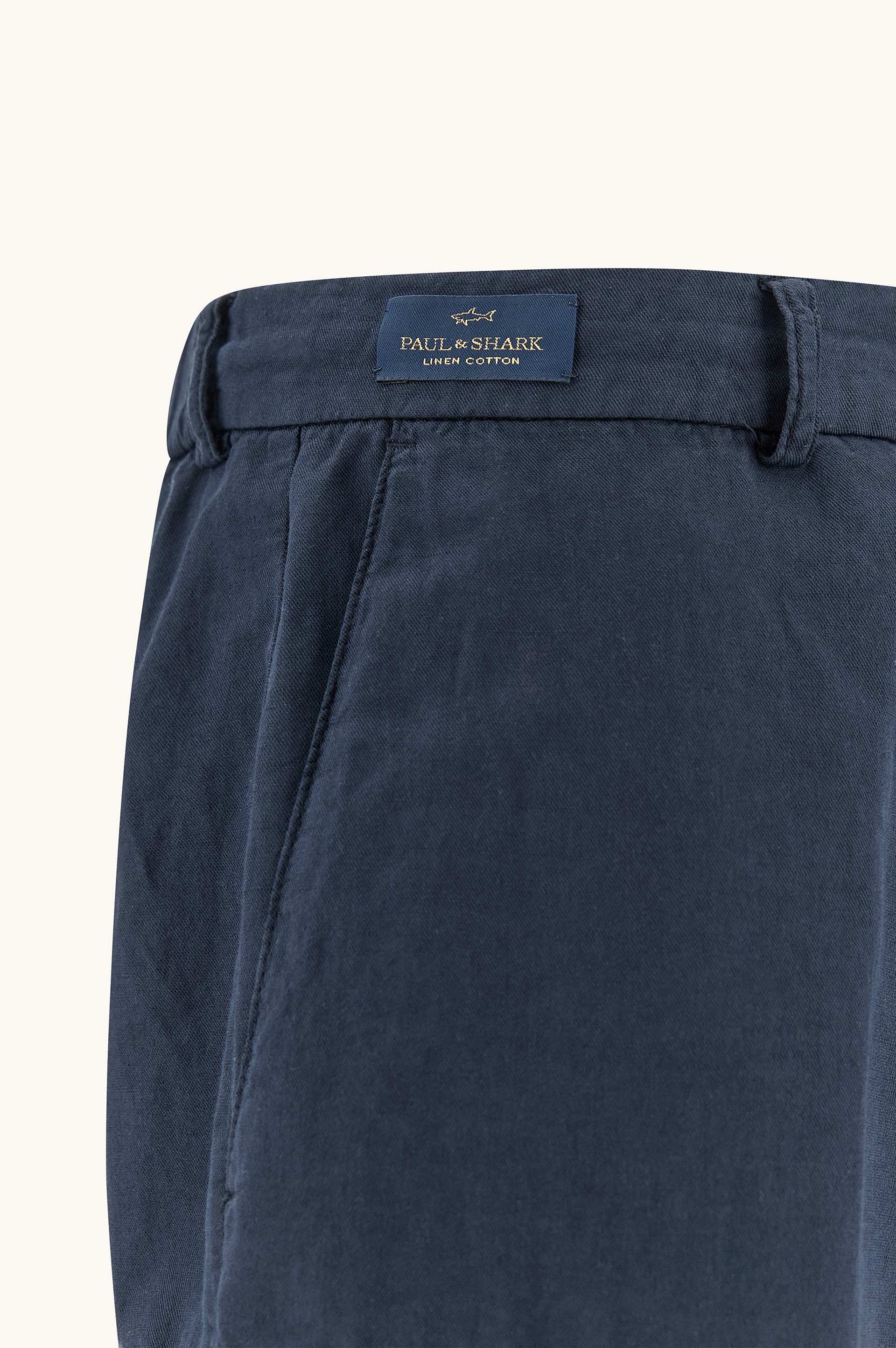 Bermuda cargo in lino e cotone tinto capo image number 2