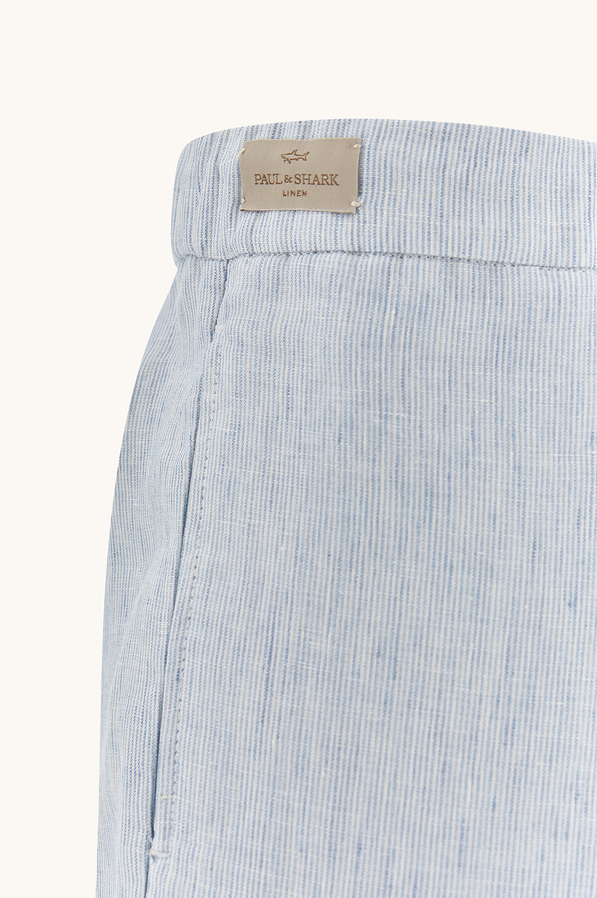 Bermuda in lino con coulisse image number 5