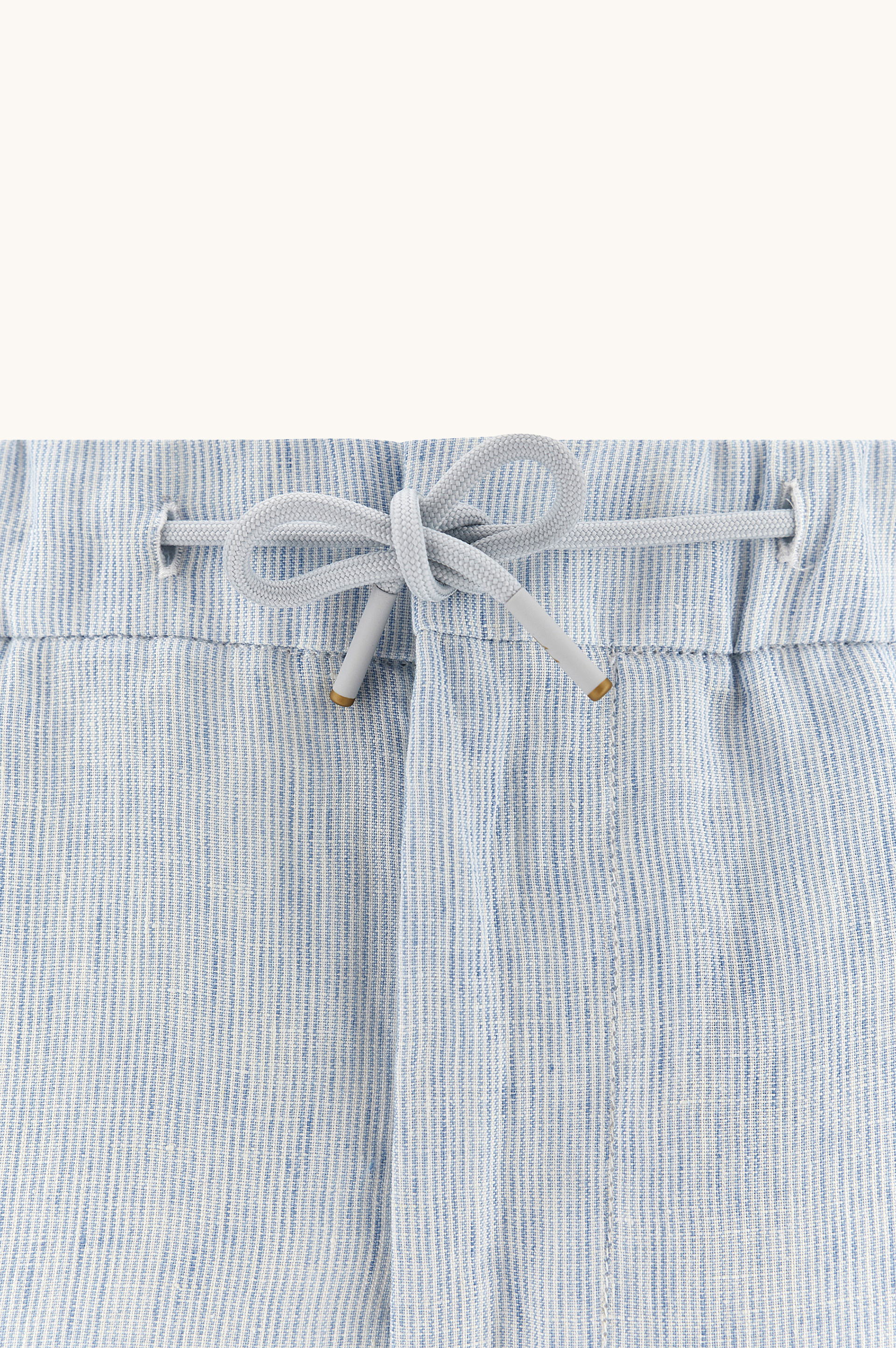 Bermuda in lino con coulisse image number 7