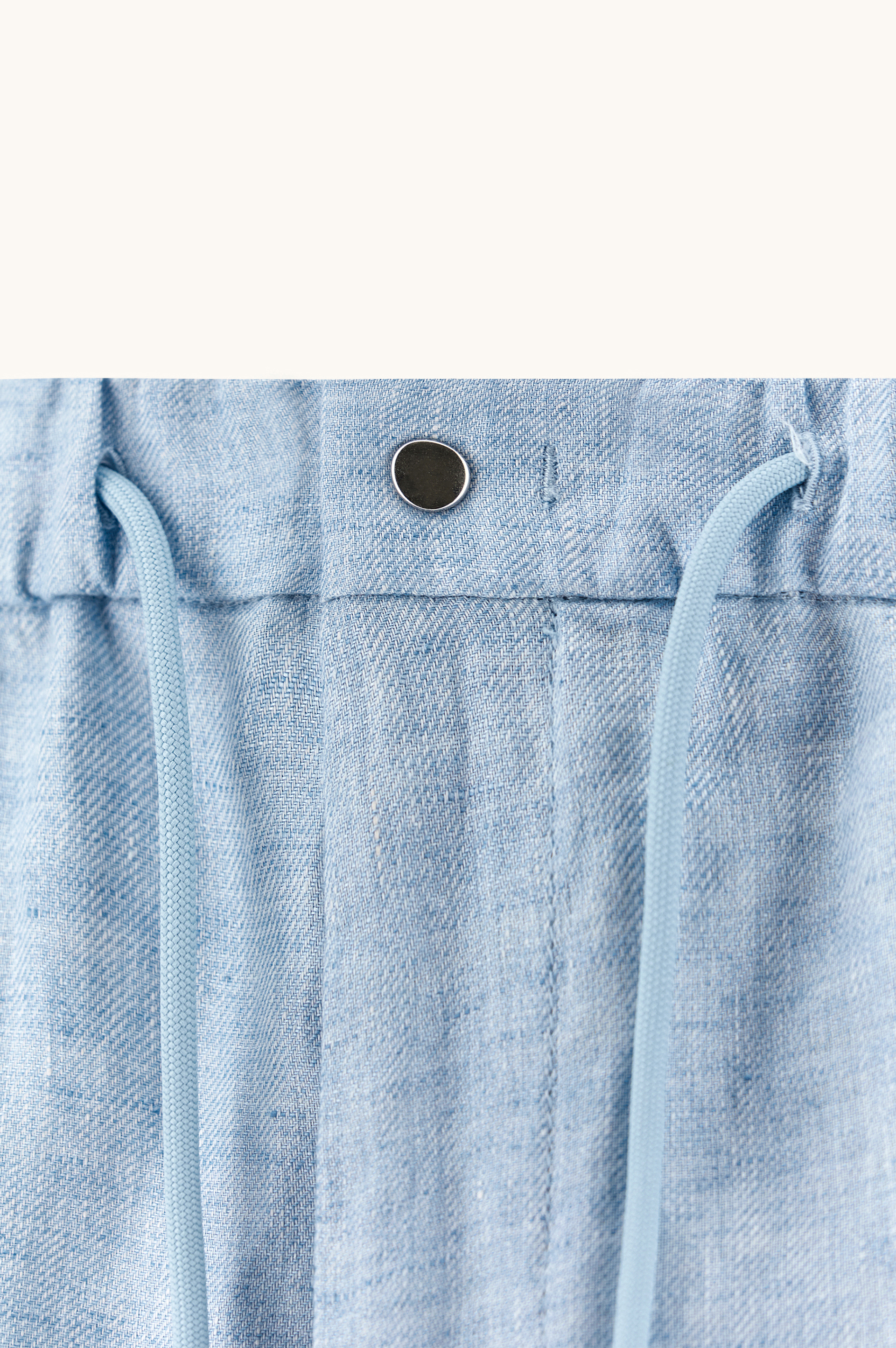 Linen bermuda shorts with drawstring image number 7