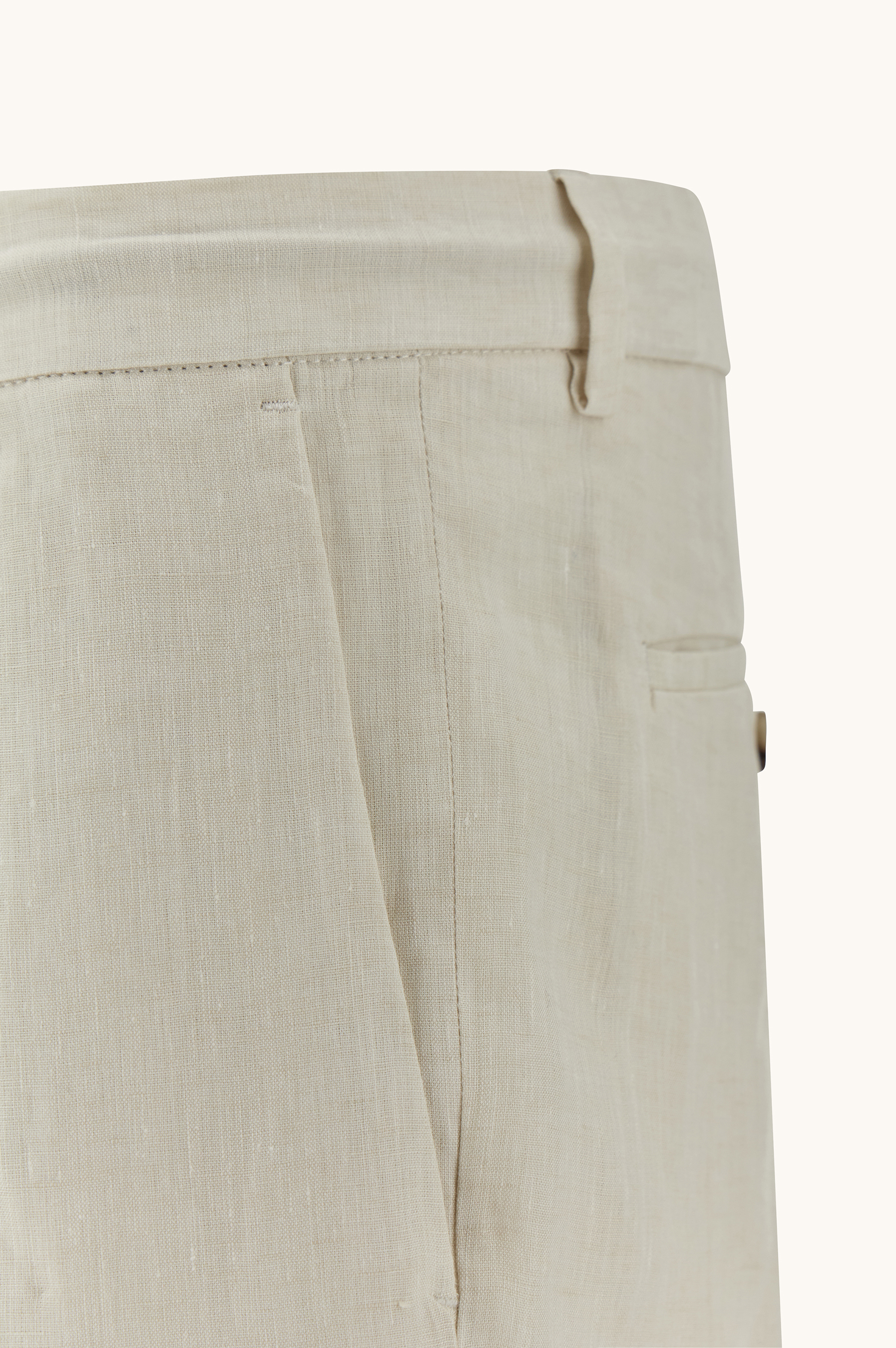 Linen chino trousers image number 7