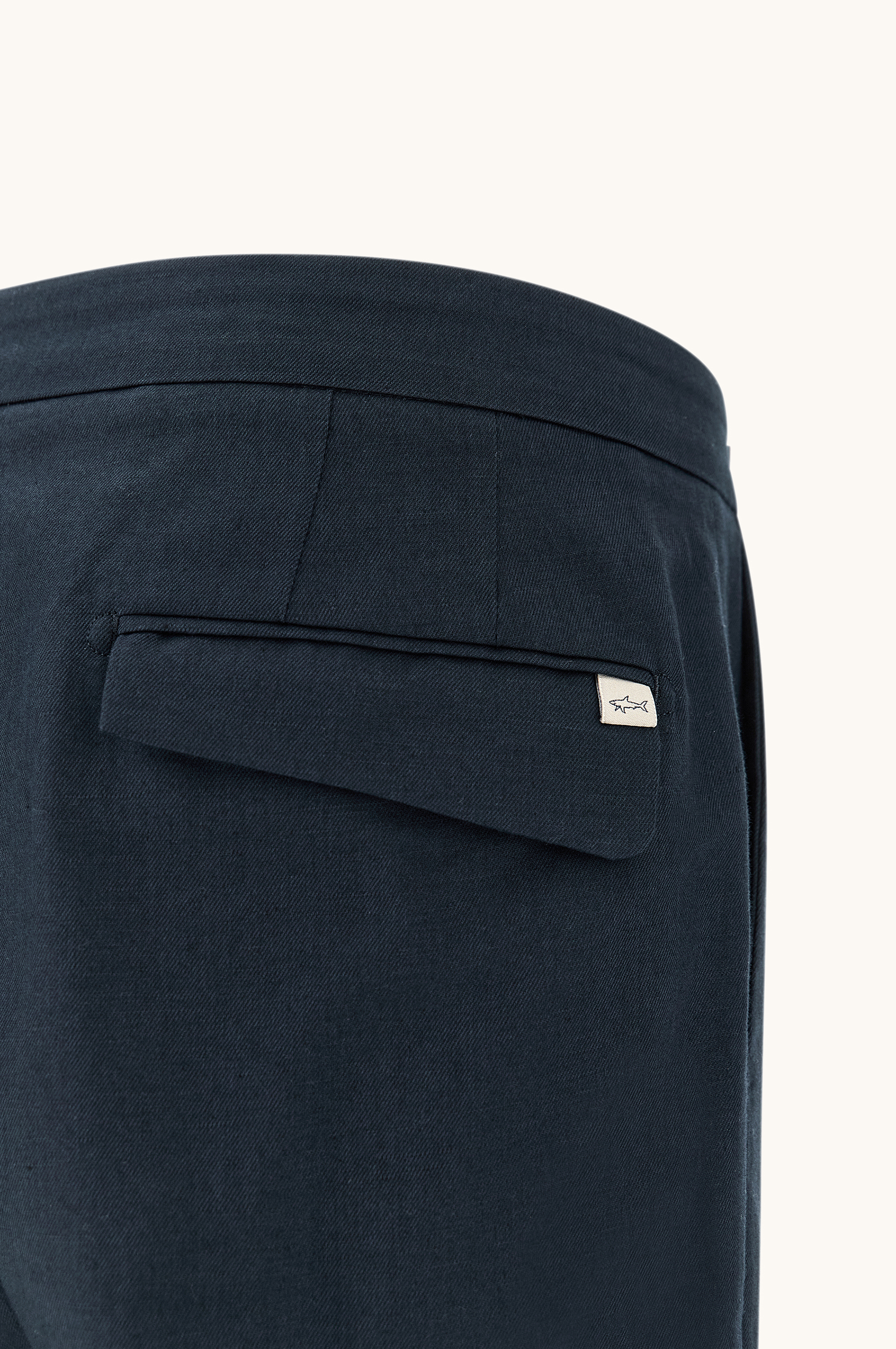 Chinohose aus Leinen und Baumwolle mit Bundfalten image number 1