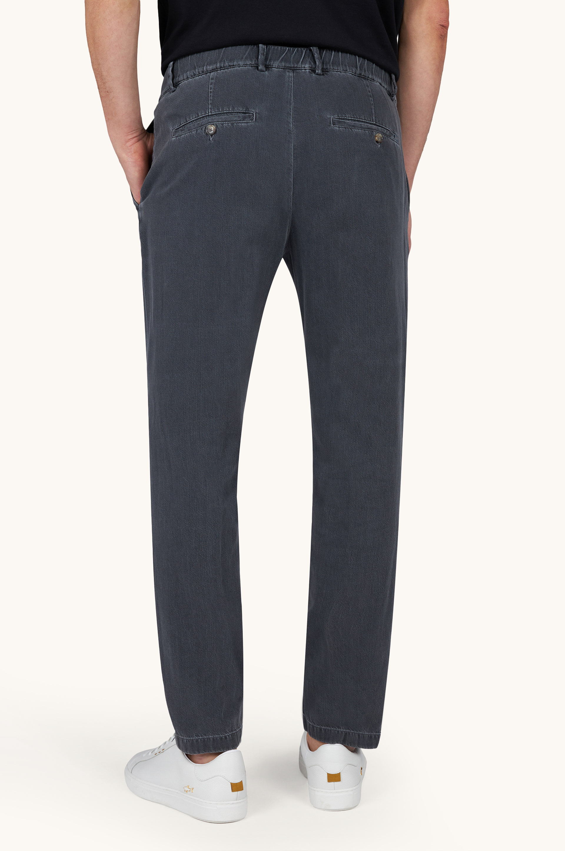 Chinohose X‑Soft aus Denim image number 3