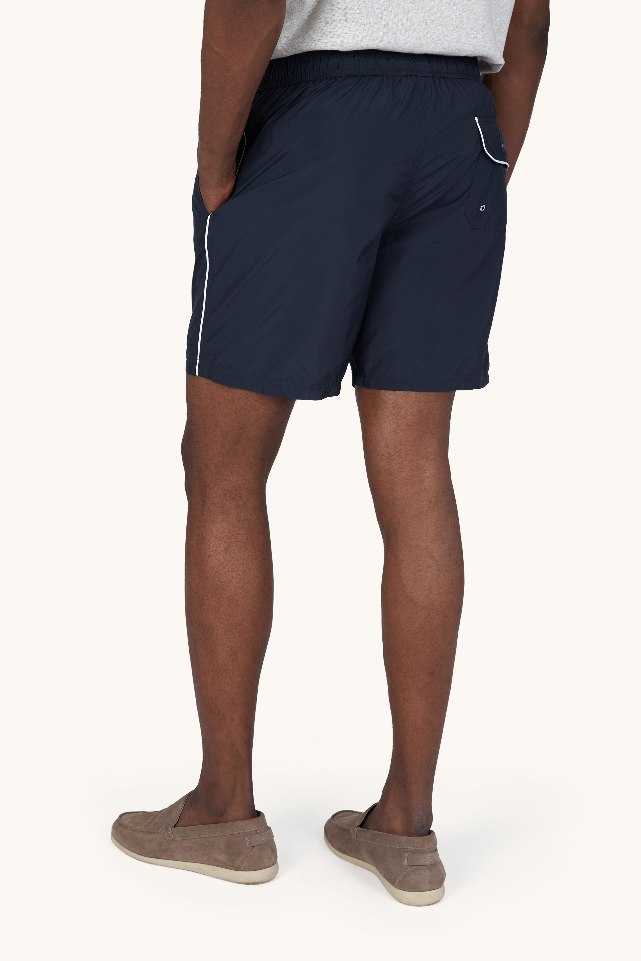 Costume da bagno Portofino in Microfibra con ricamo logo image number 3