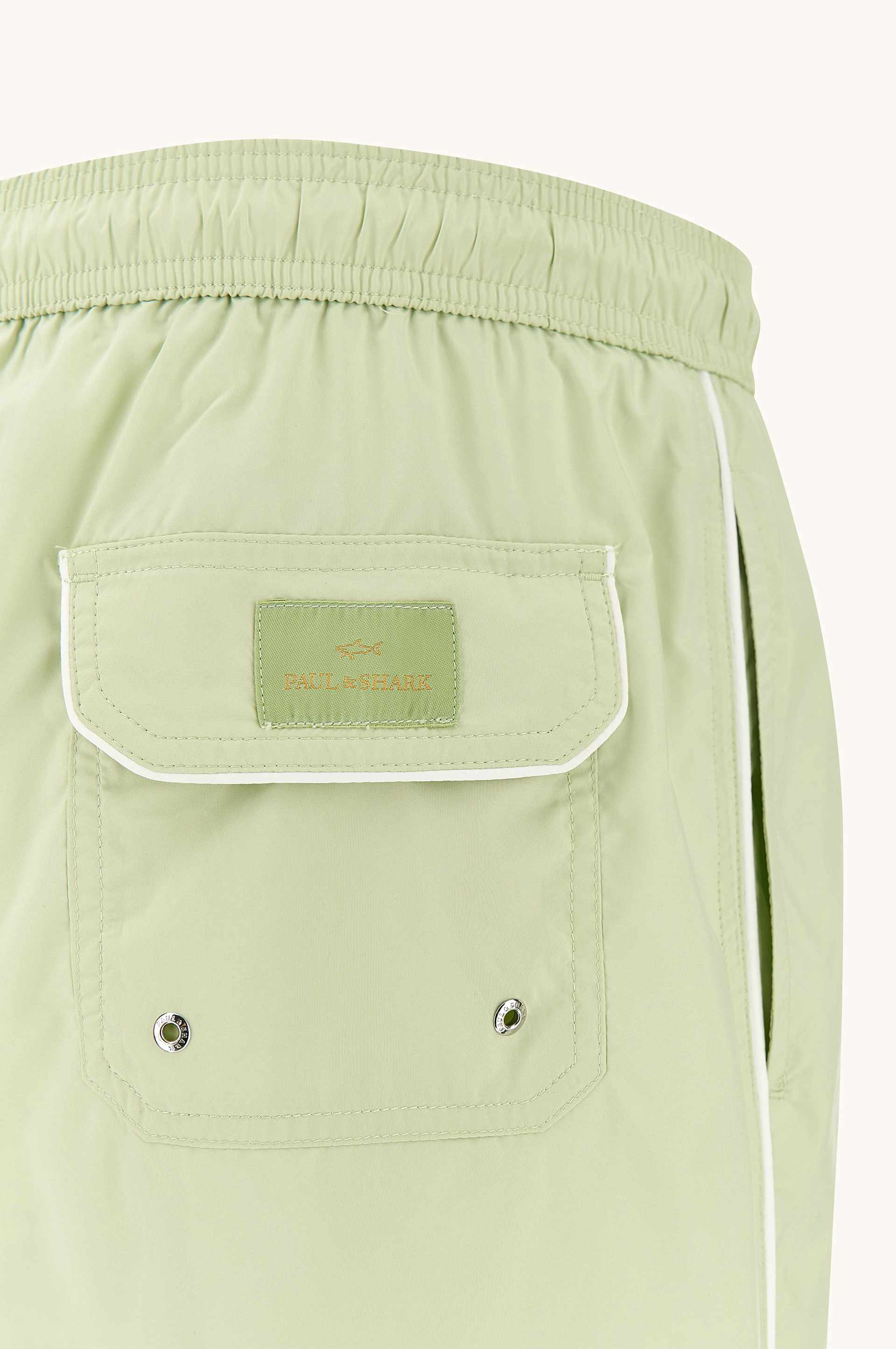 Swimwear in microfiber with logo embroidery image number 1