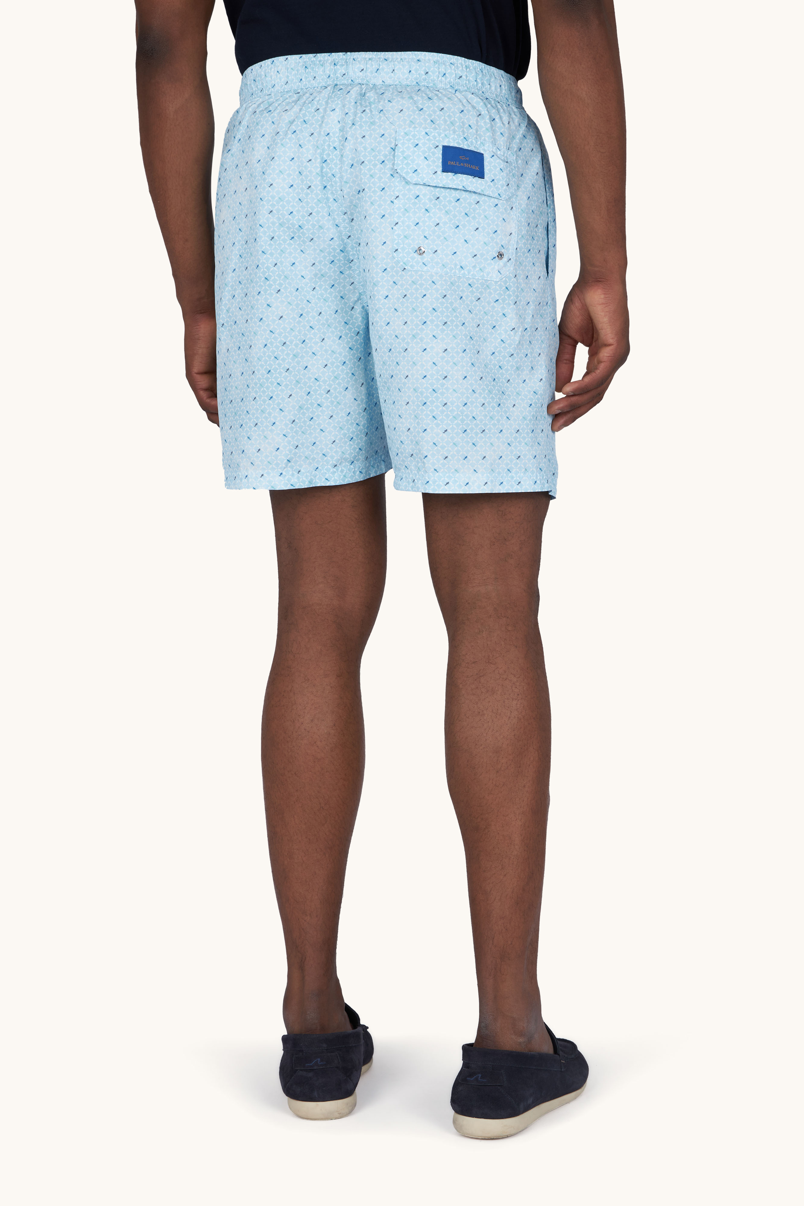 Costume da bagno Portofino con stampa Micro Shark Geometry image number 3