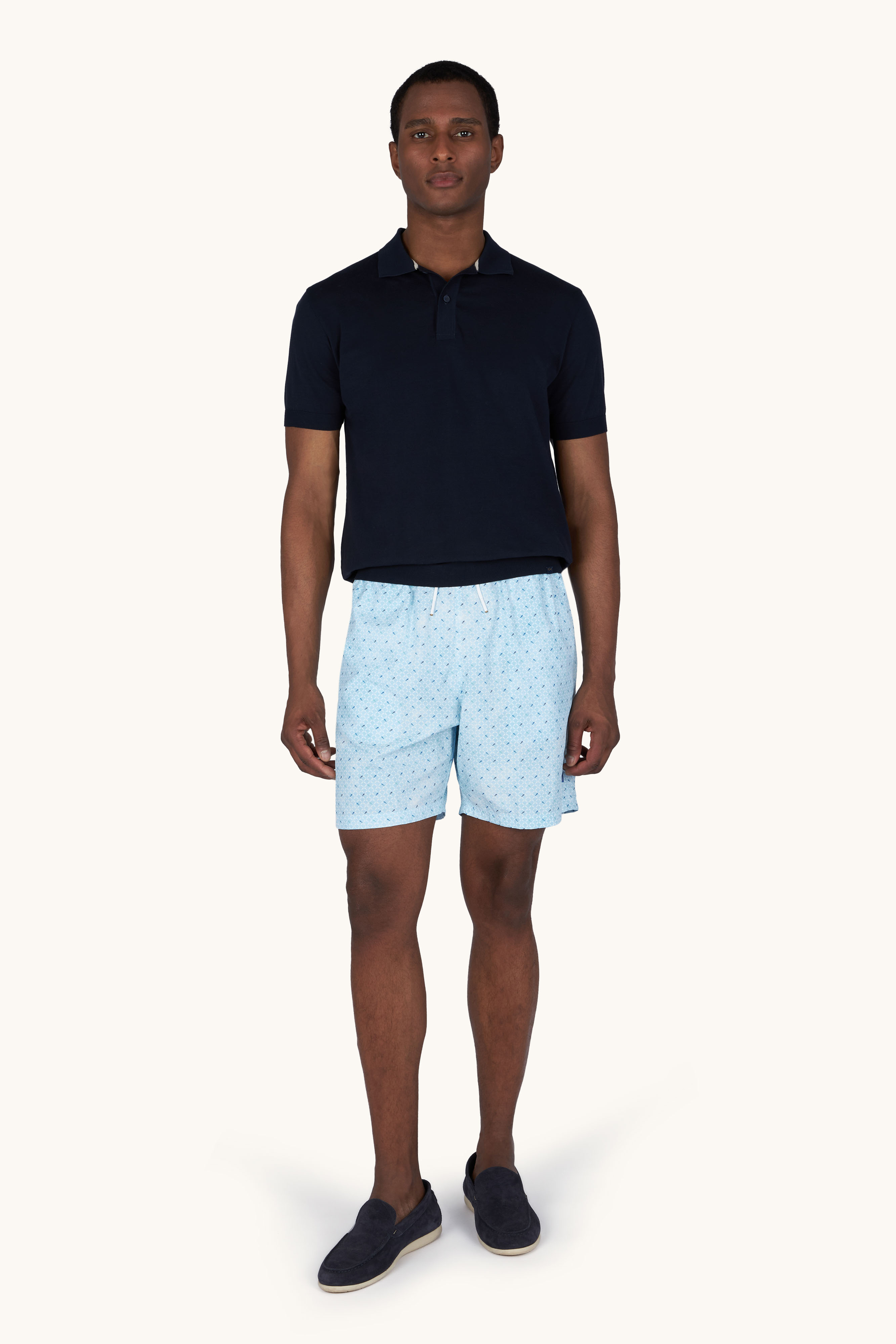 Costume da bagno Portofino con stampa Micro Shark Geometry image number 2