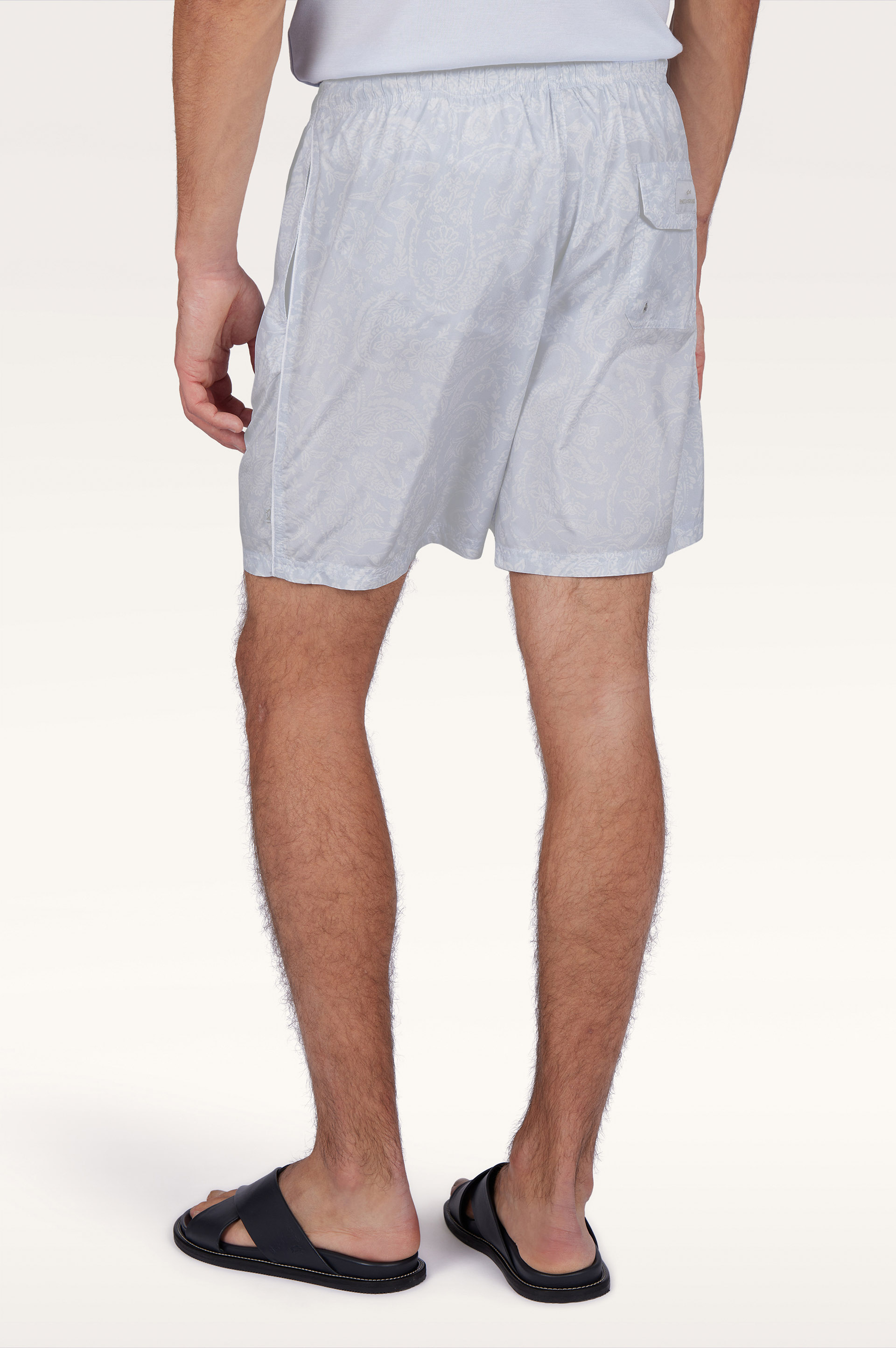 Badehose mit Shark‑Paisley‑Print image number 3