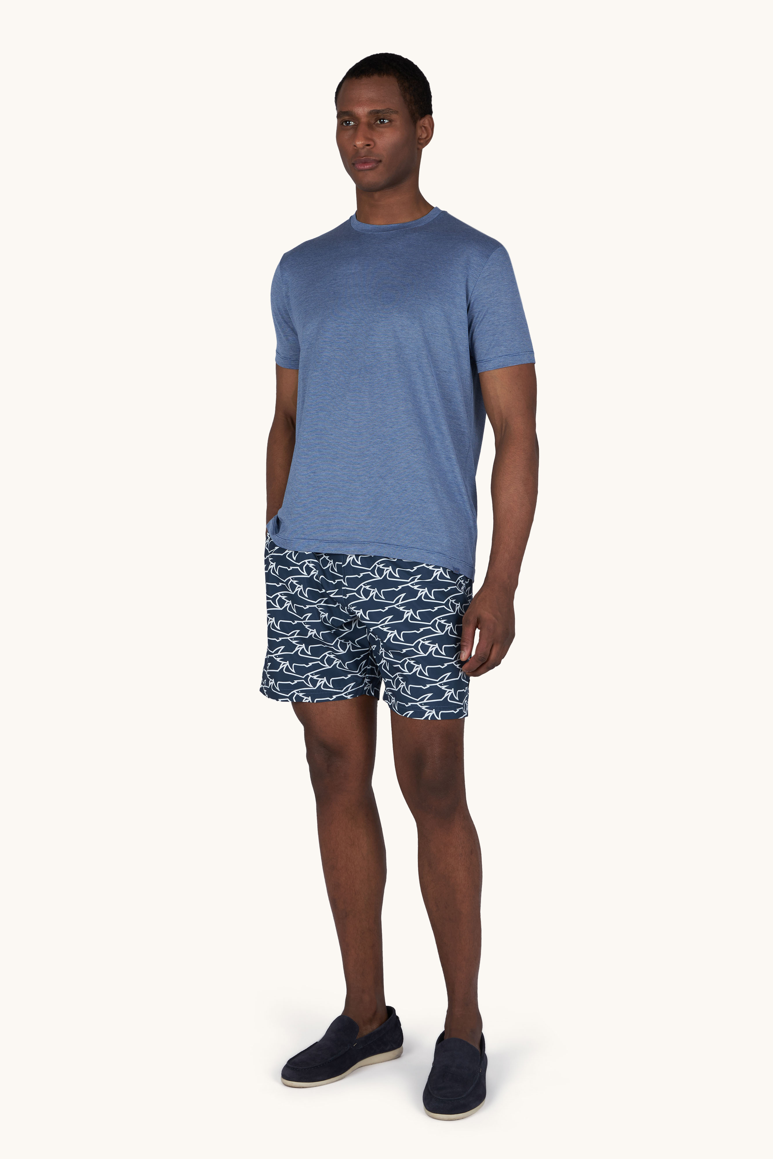 Costume da bagno Portofino con stampa iconica Sharks Waves image number 2