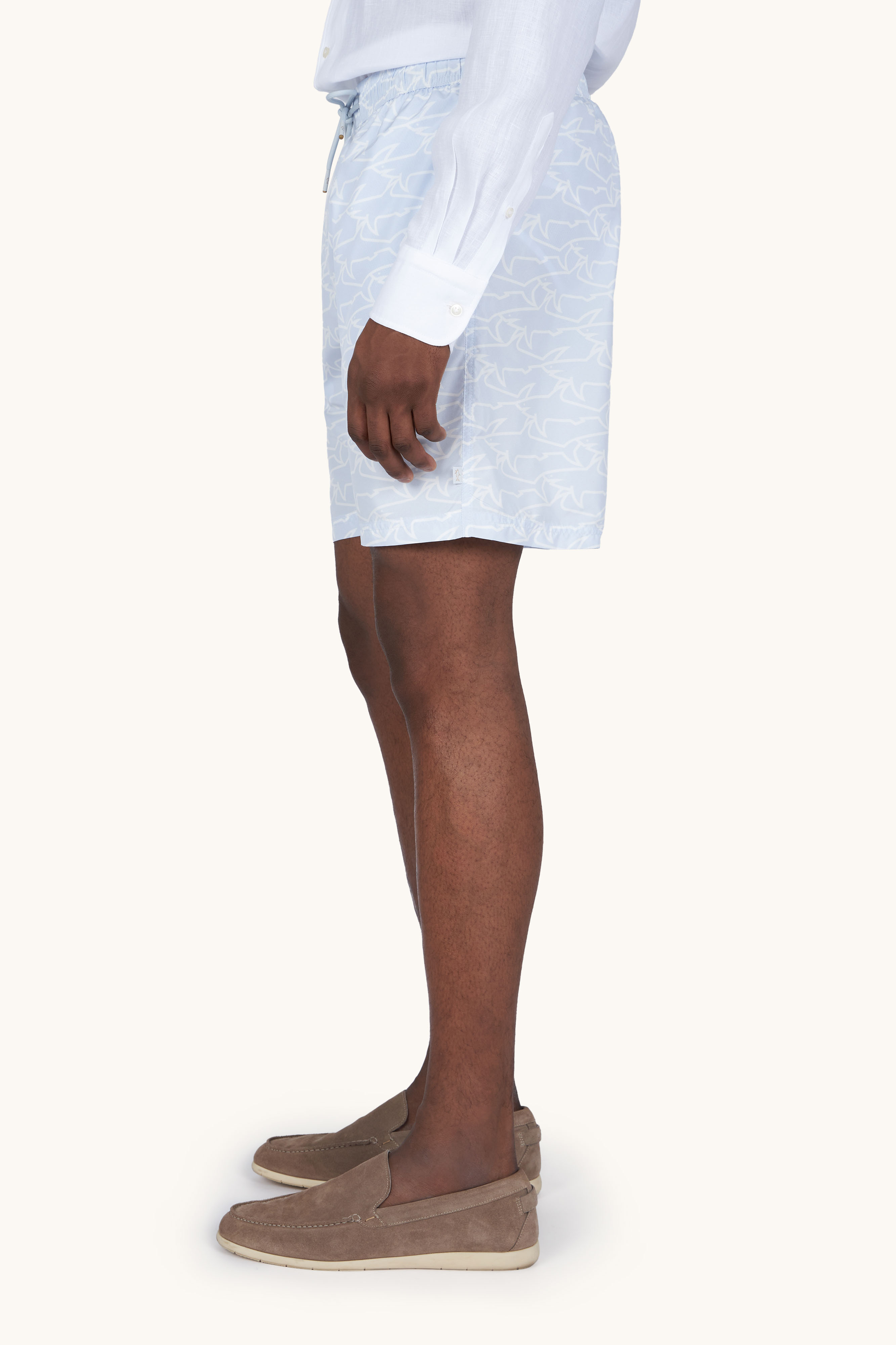 Portofino 标志性Sharks Waves印花泳装 image number 4