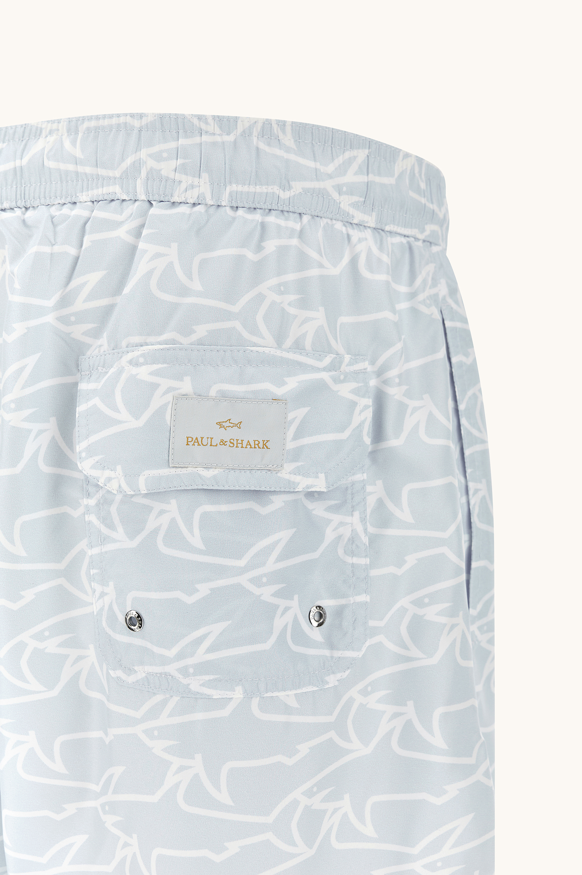 Swimwear with iconic Sharks Waves print image number 1