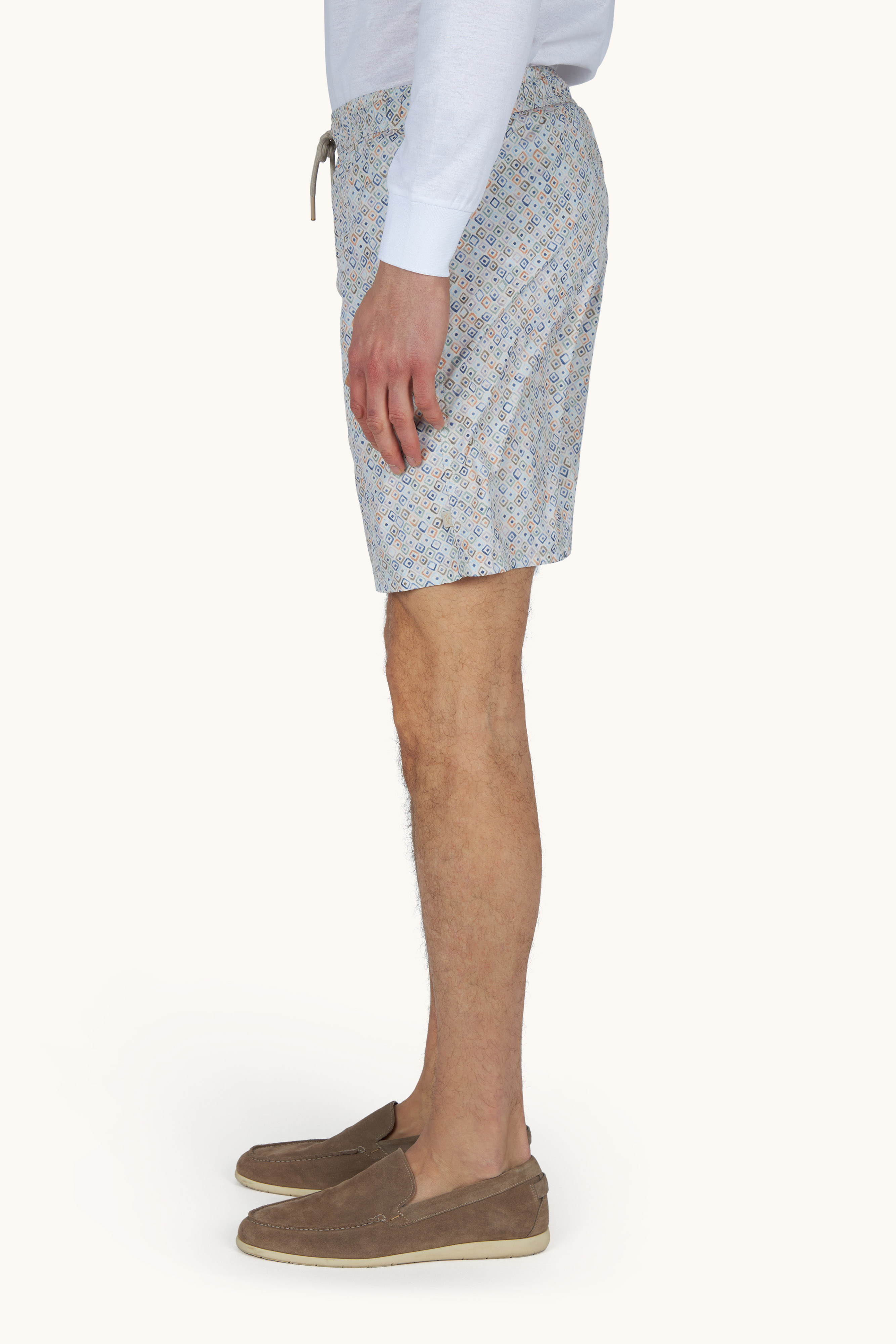 Swimwear Portofino with Geometric Watercolor print image number 3