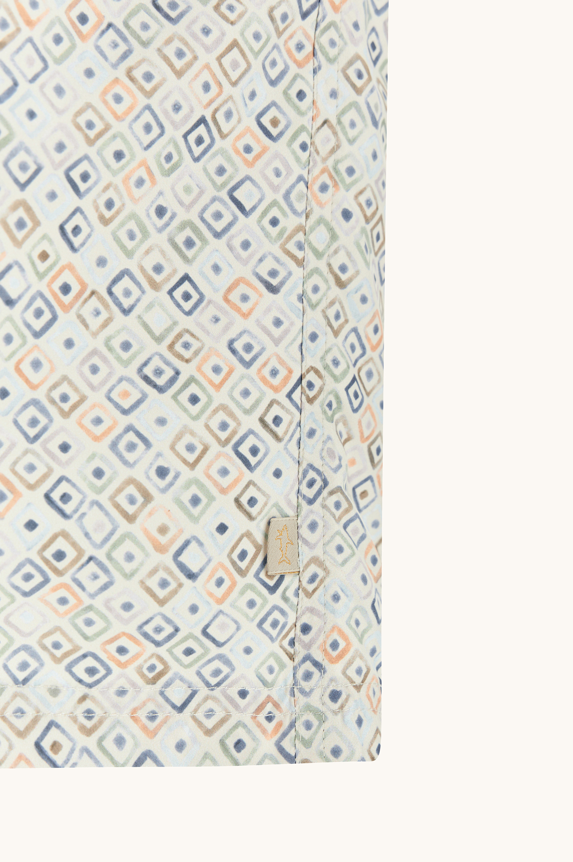 Swimwear with Geometric Watercolor print image number 2