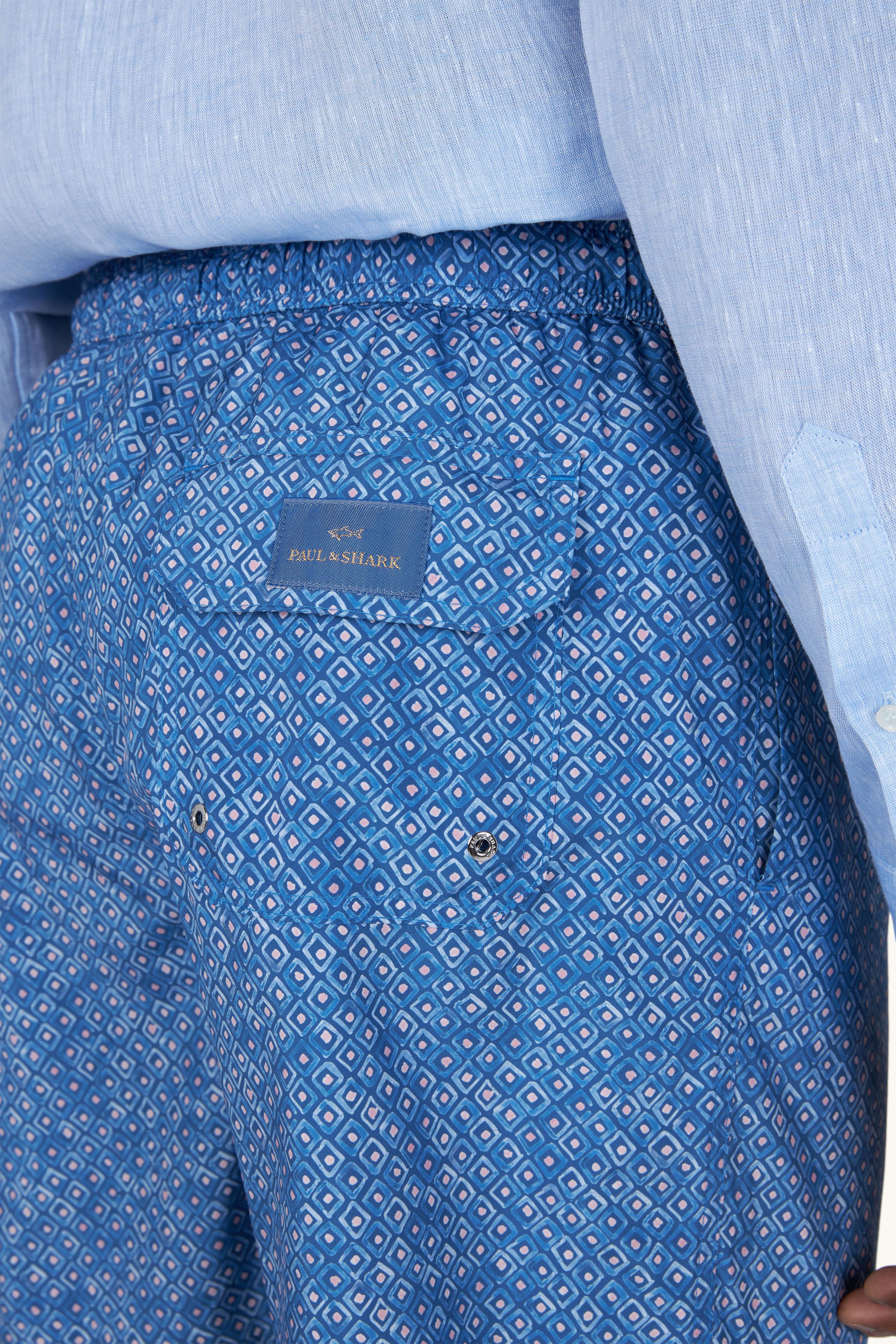 Swimwear Portofino with Geometric Watercolor print image number 4