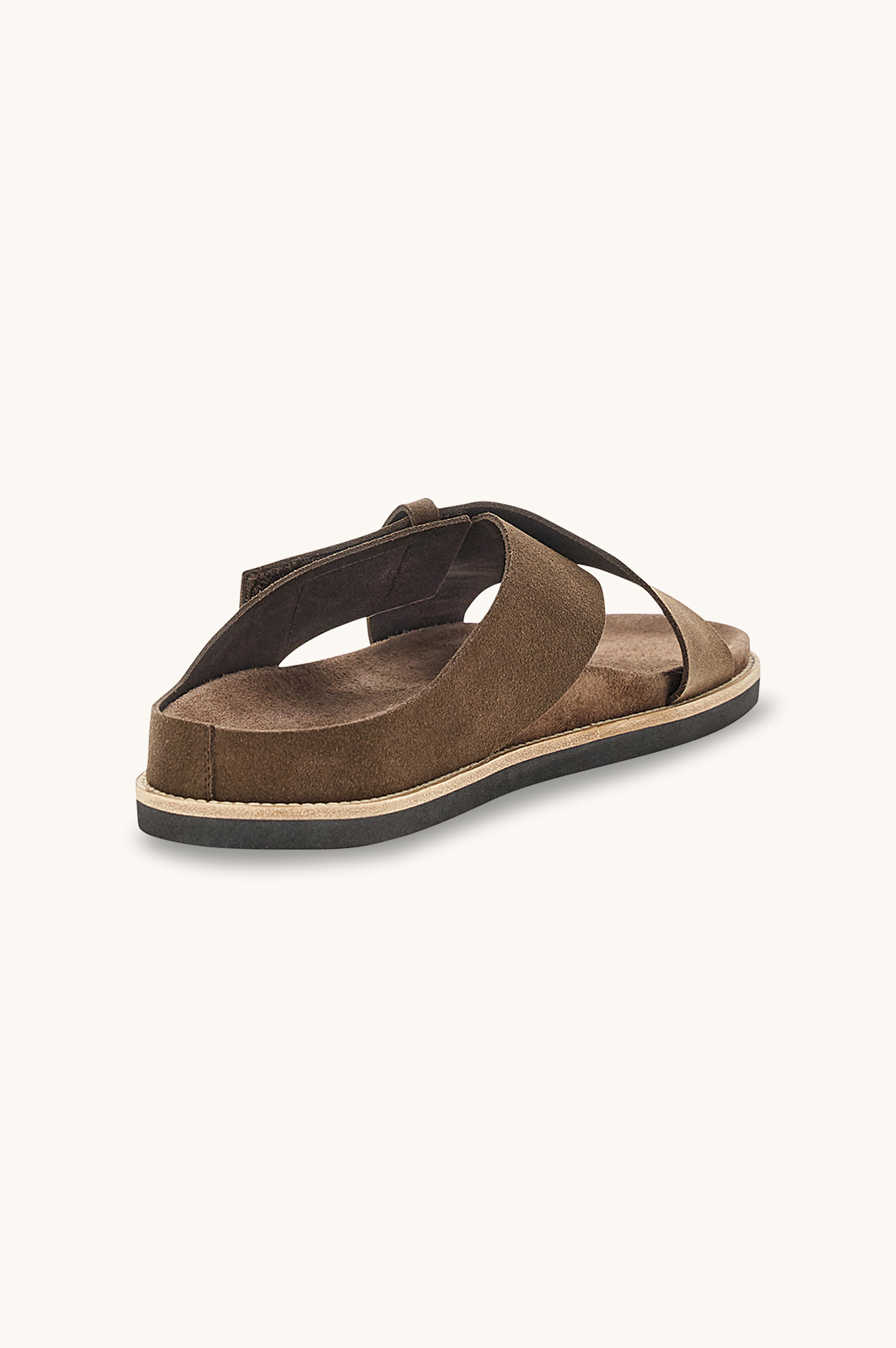 Slip‑on sandals in suede image number 2