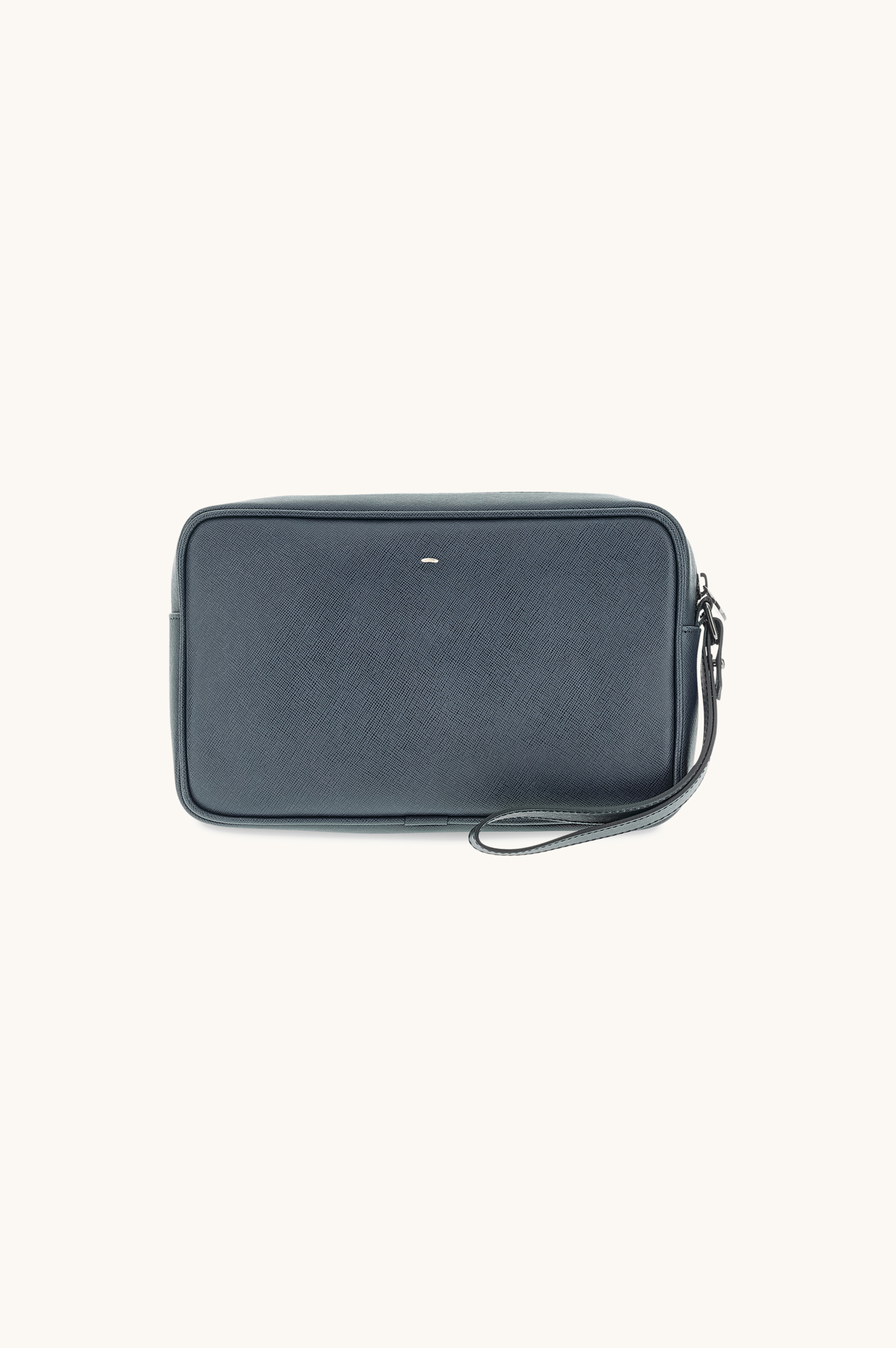 Clutch de cuero Saffiano image number 1