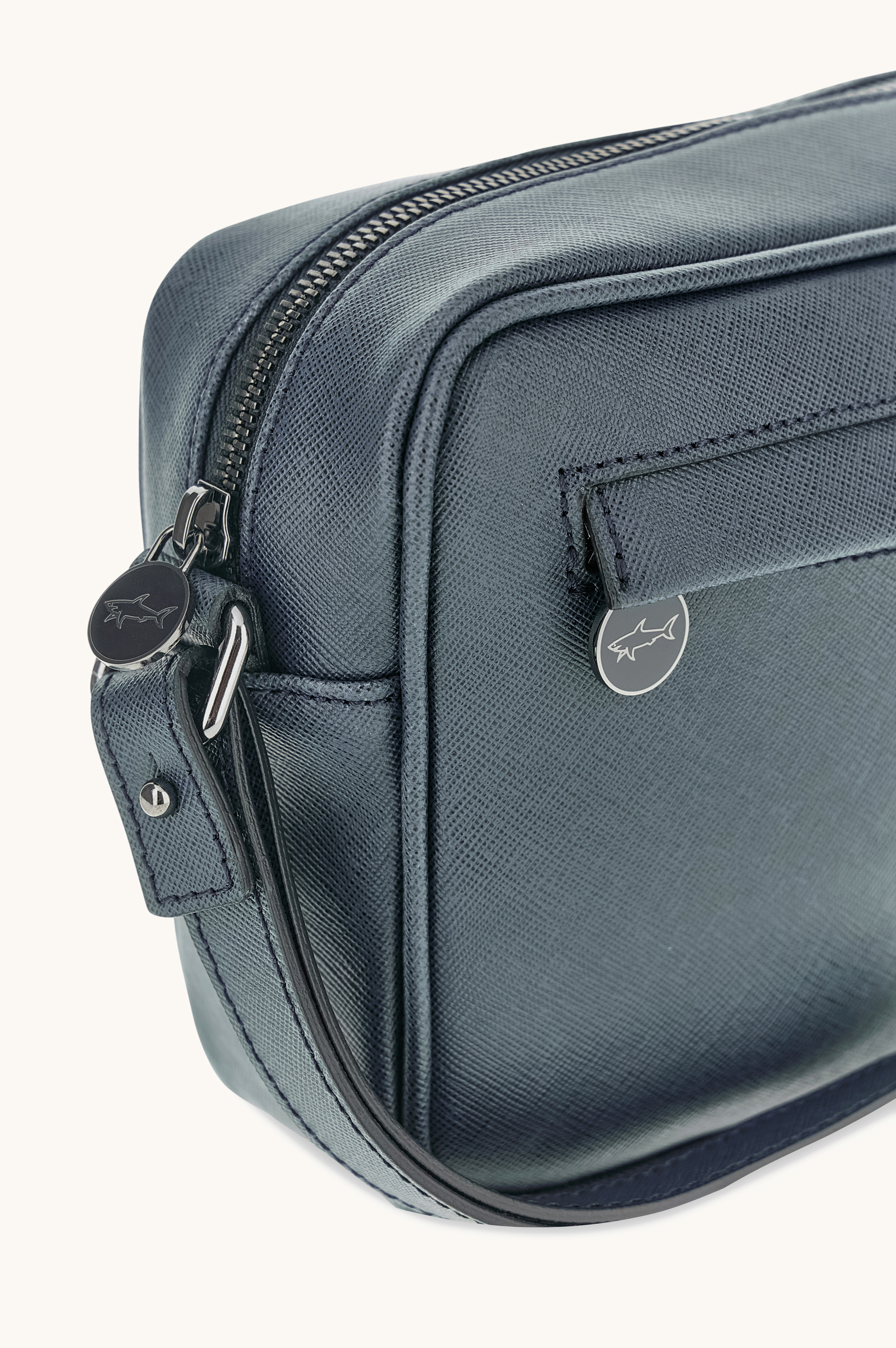 Clutch de cuero Saffiano image number 3