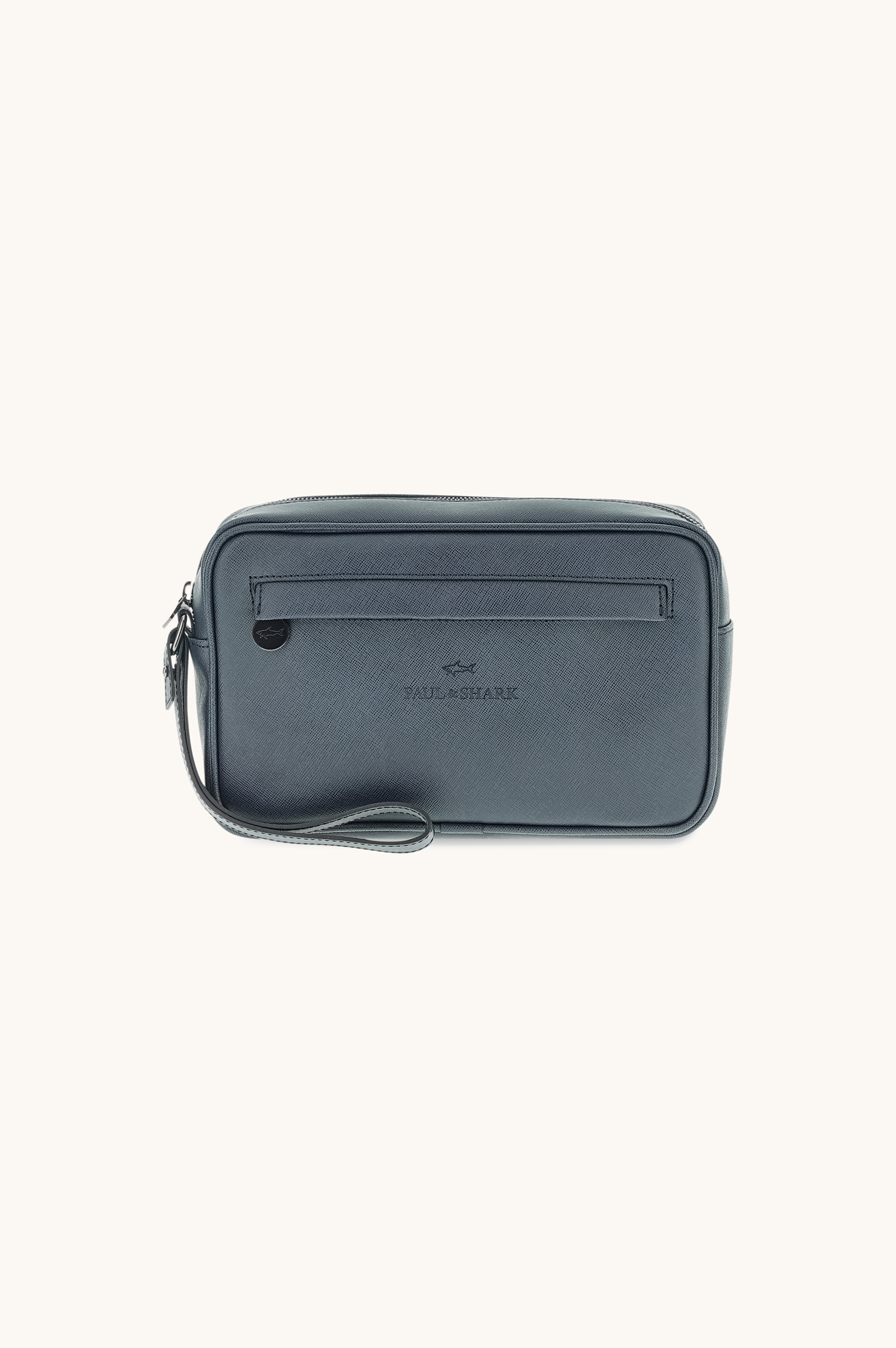 Clutch de cuero Saffiano image number 0