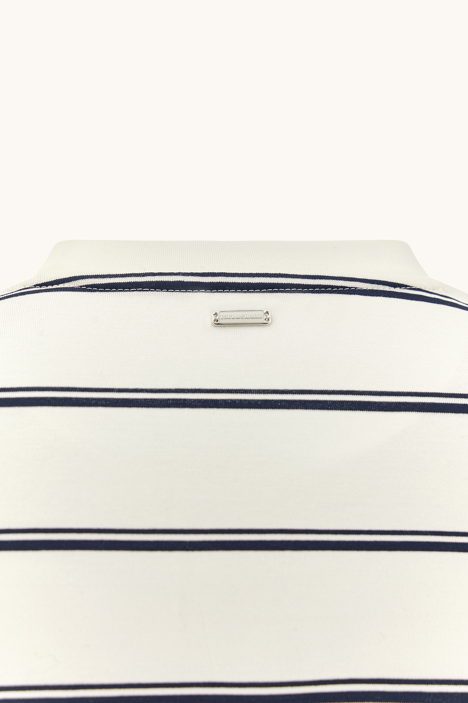 Cotton Jersey T-Shirt with Striped Pattern image number 7