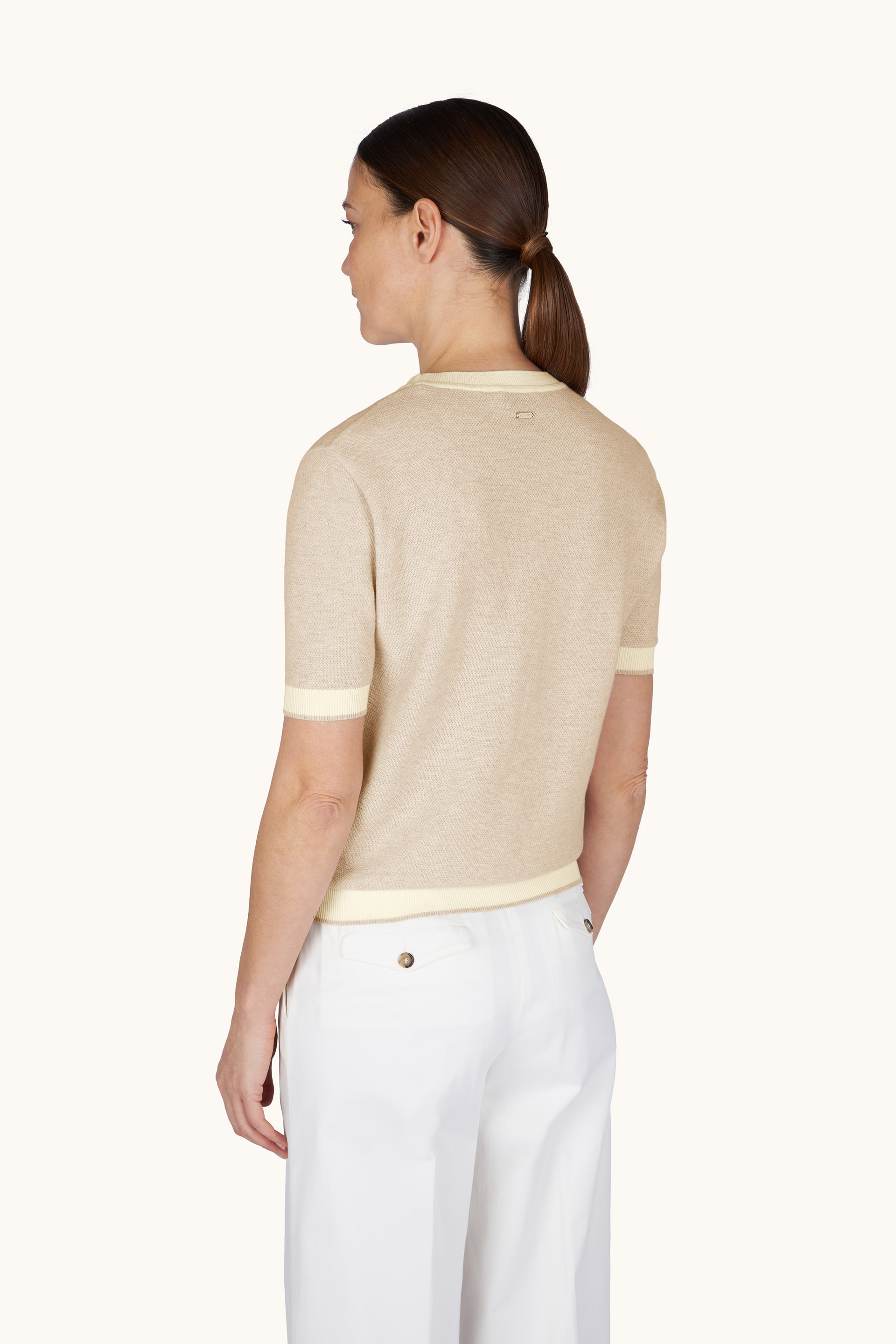 Cashmere and cotton T-Shirt image number 3