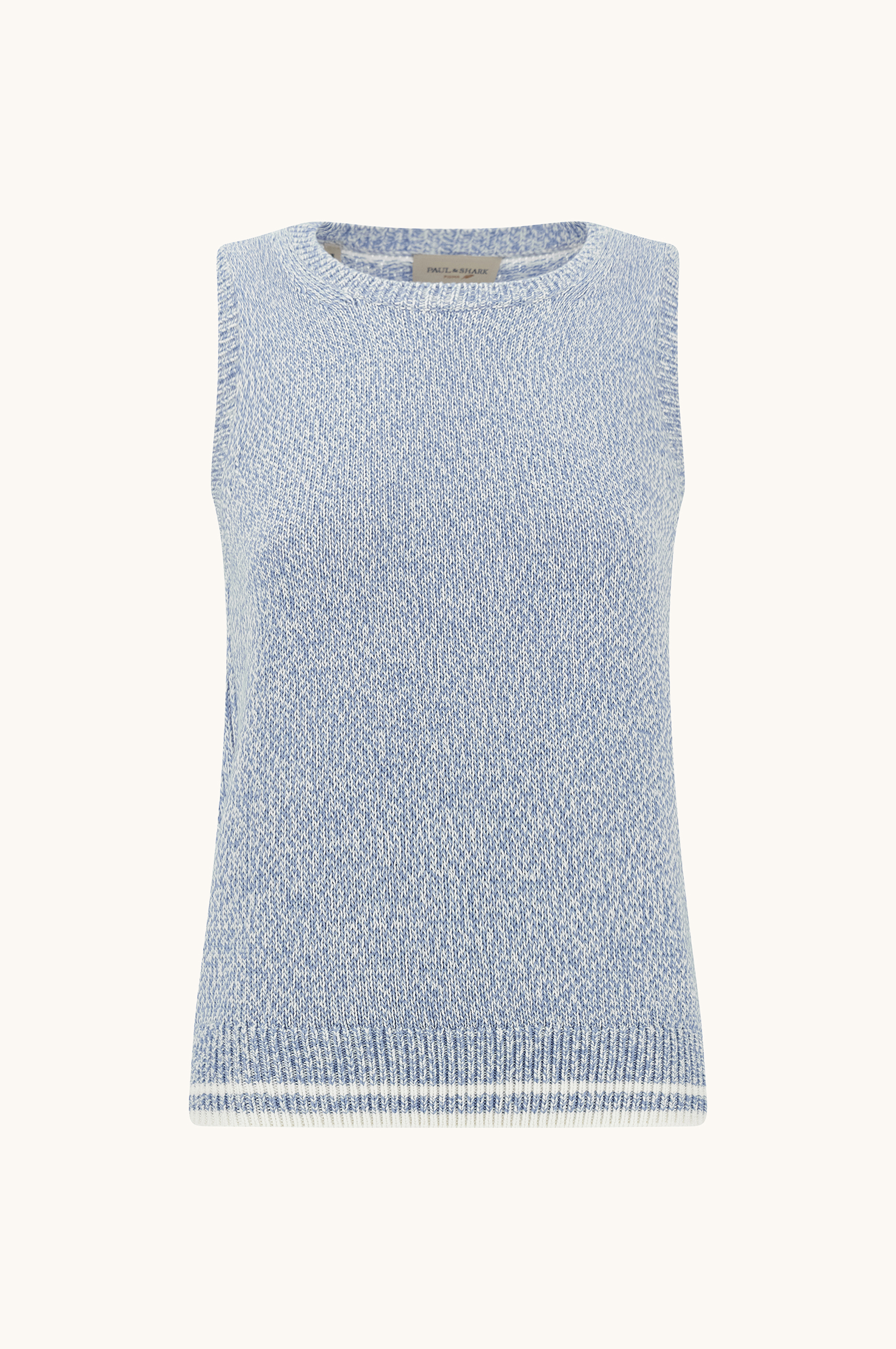 Top in cotone Piuma moulin&egrave; superleggero image number 0