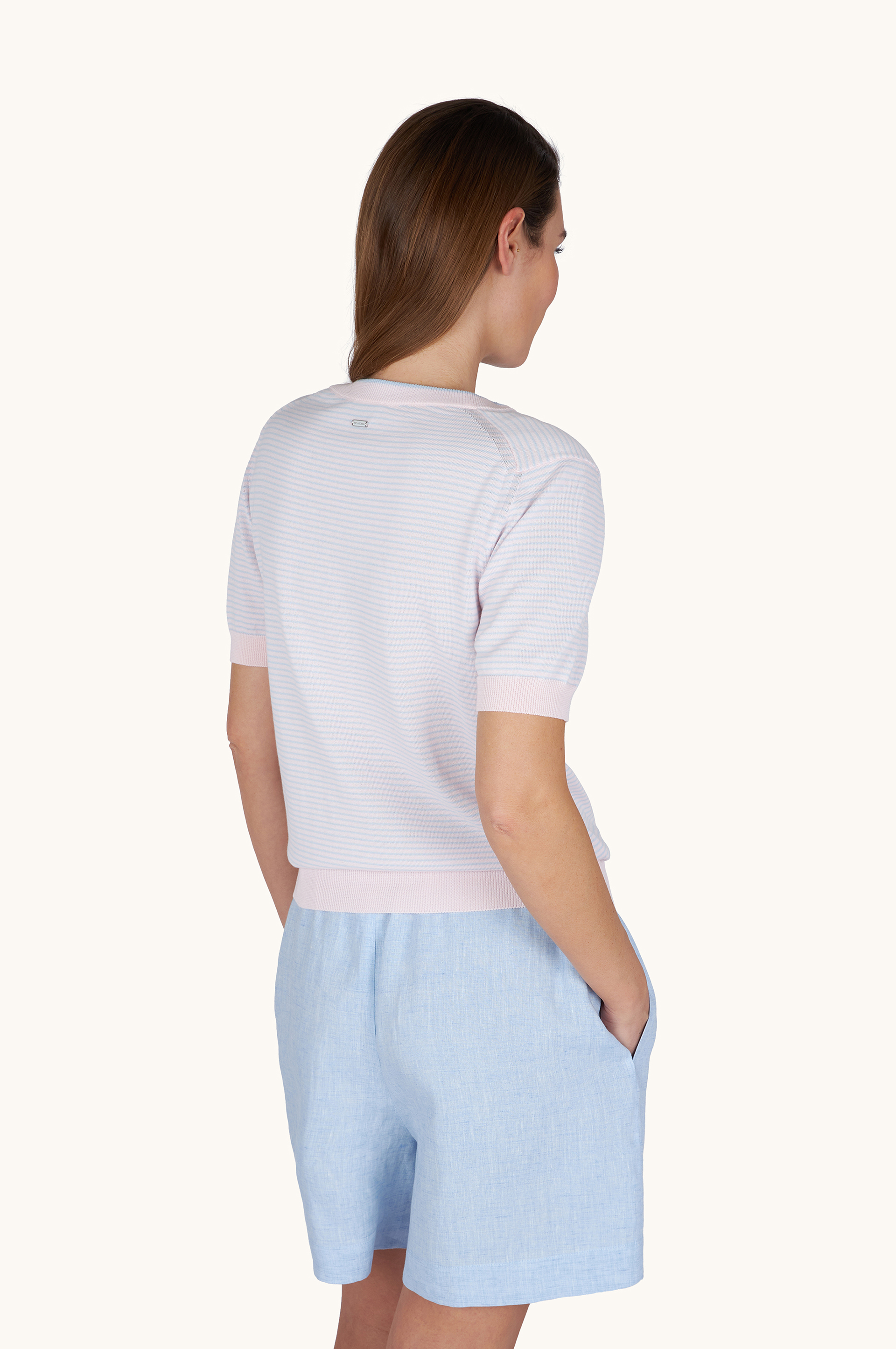 كنزة من قطن فريشكو بخطوط image number 3