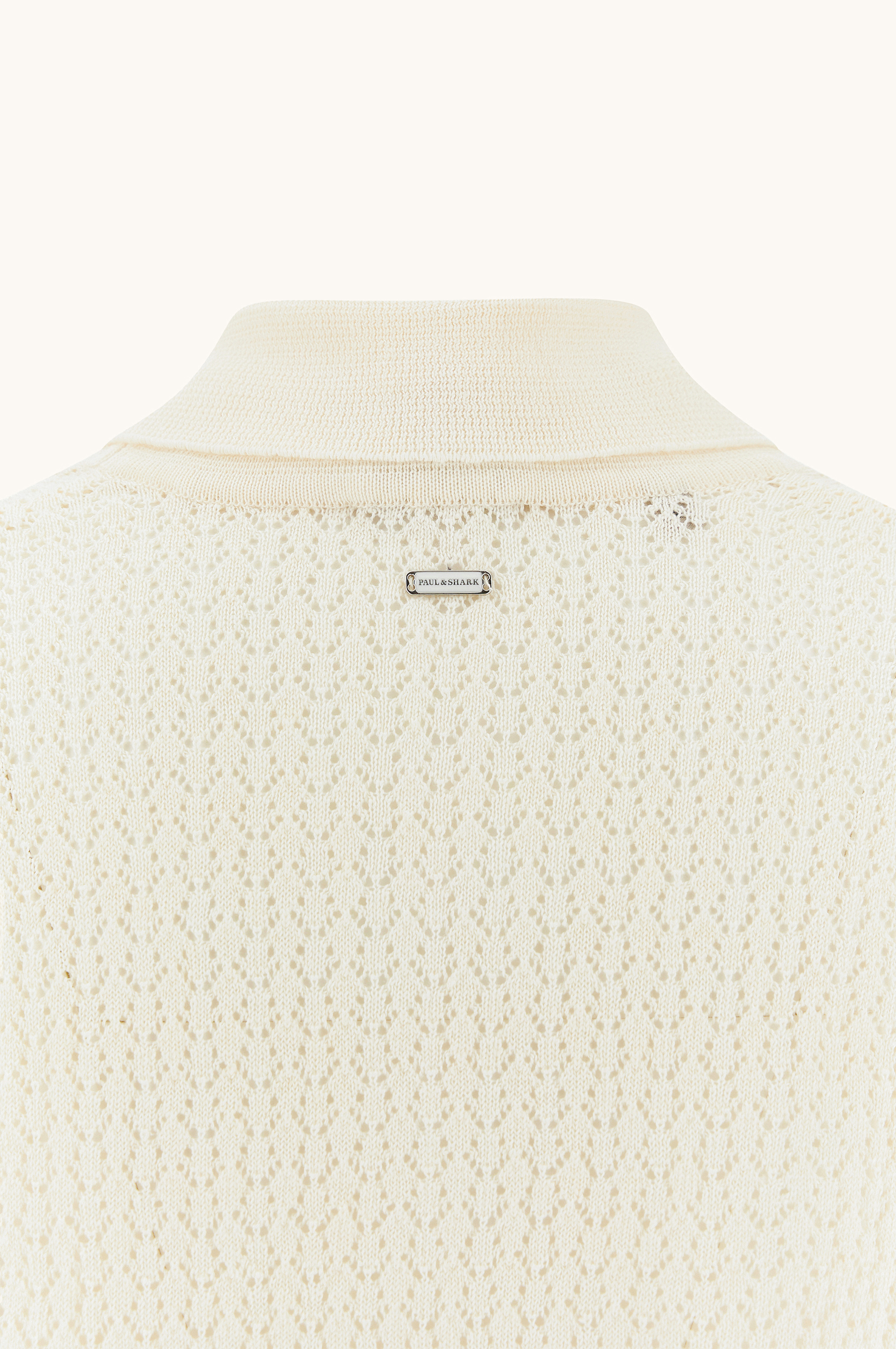 Linen open stitch knit cardigan image number 2