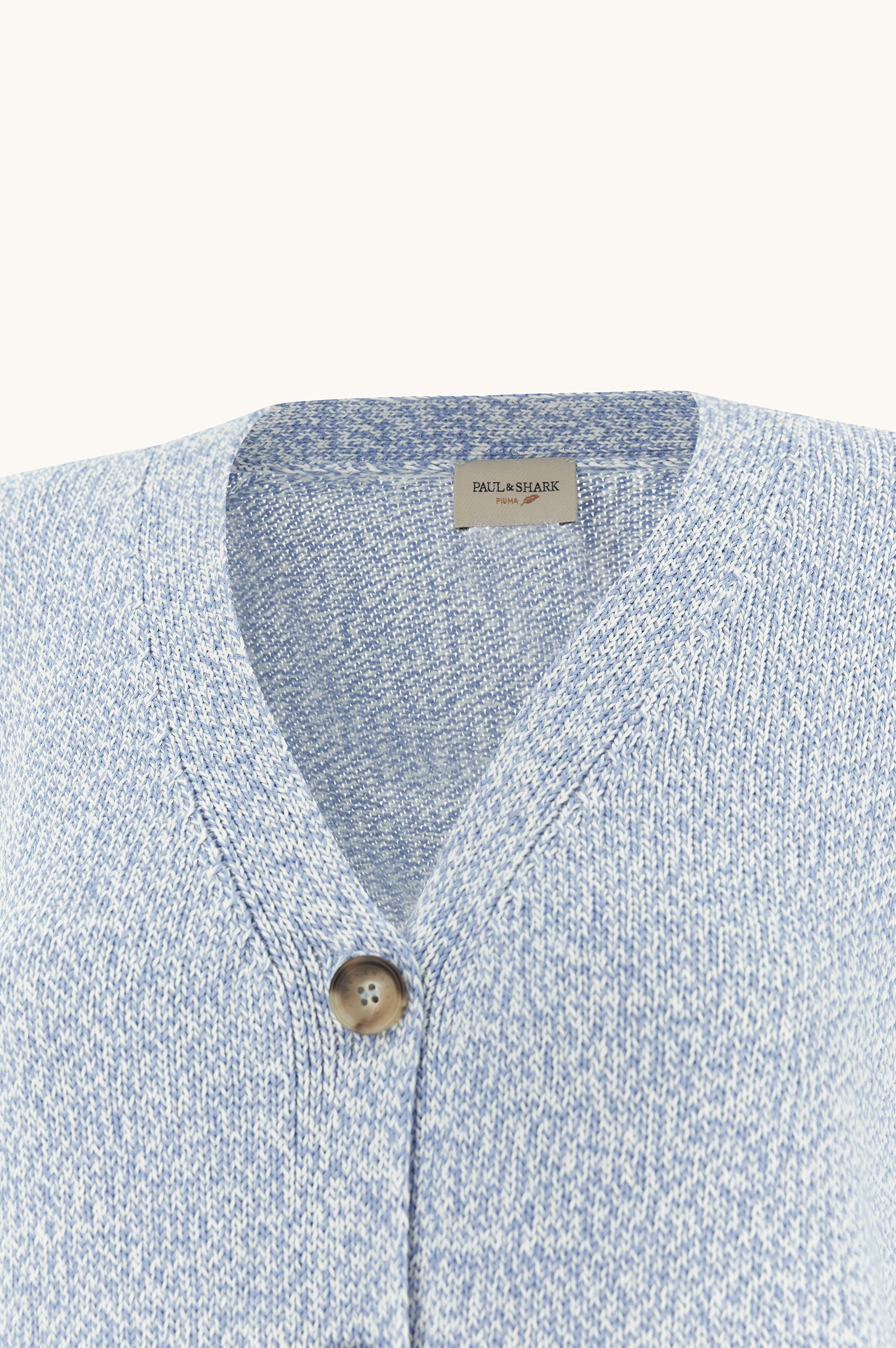 Cardigan in cotone Piuma moulin&egrave; superleggero image number 1