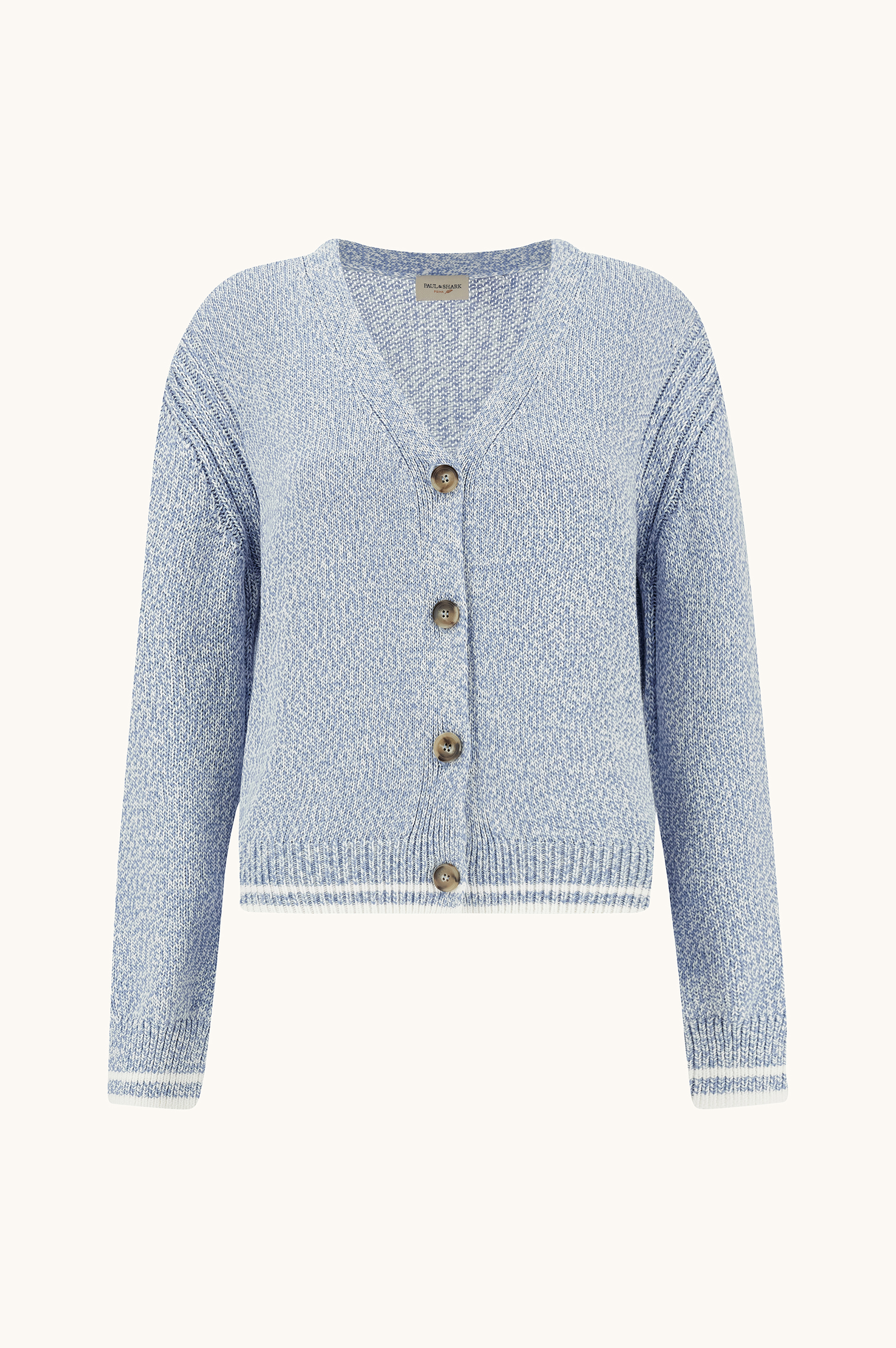 Cardigan in cotone Piuma moulin&egrave; superleggero image number 0