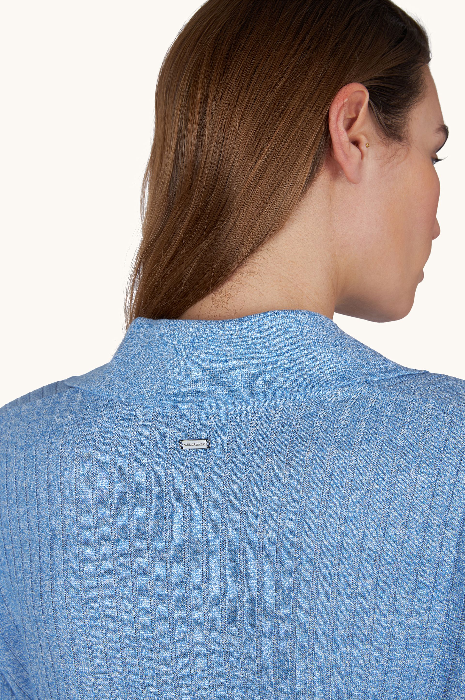 Vestido de canal&eacute; en lino y algod&oacute;n Urukai image number 5