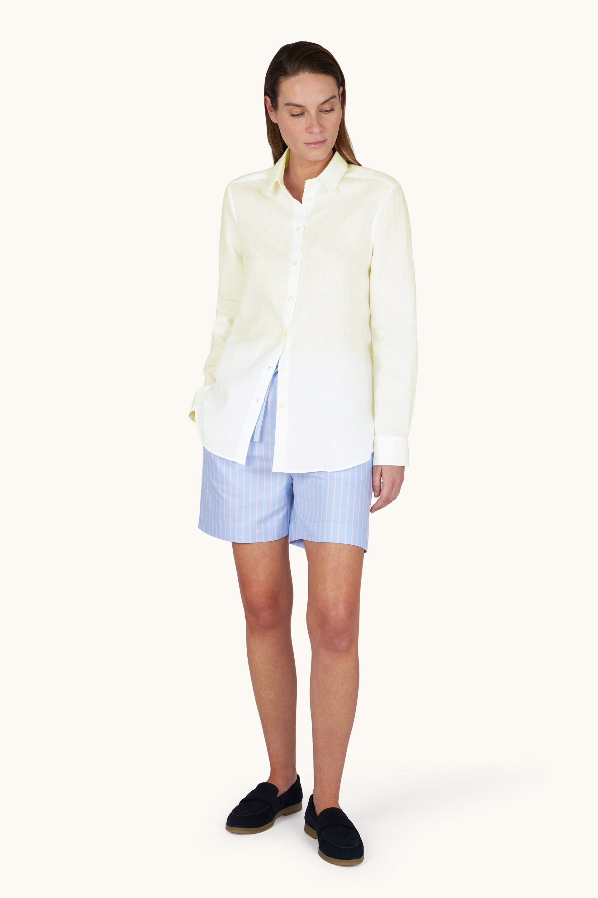 Shirt in Soffio linen image number 2