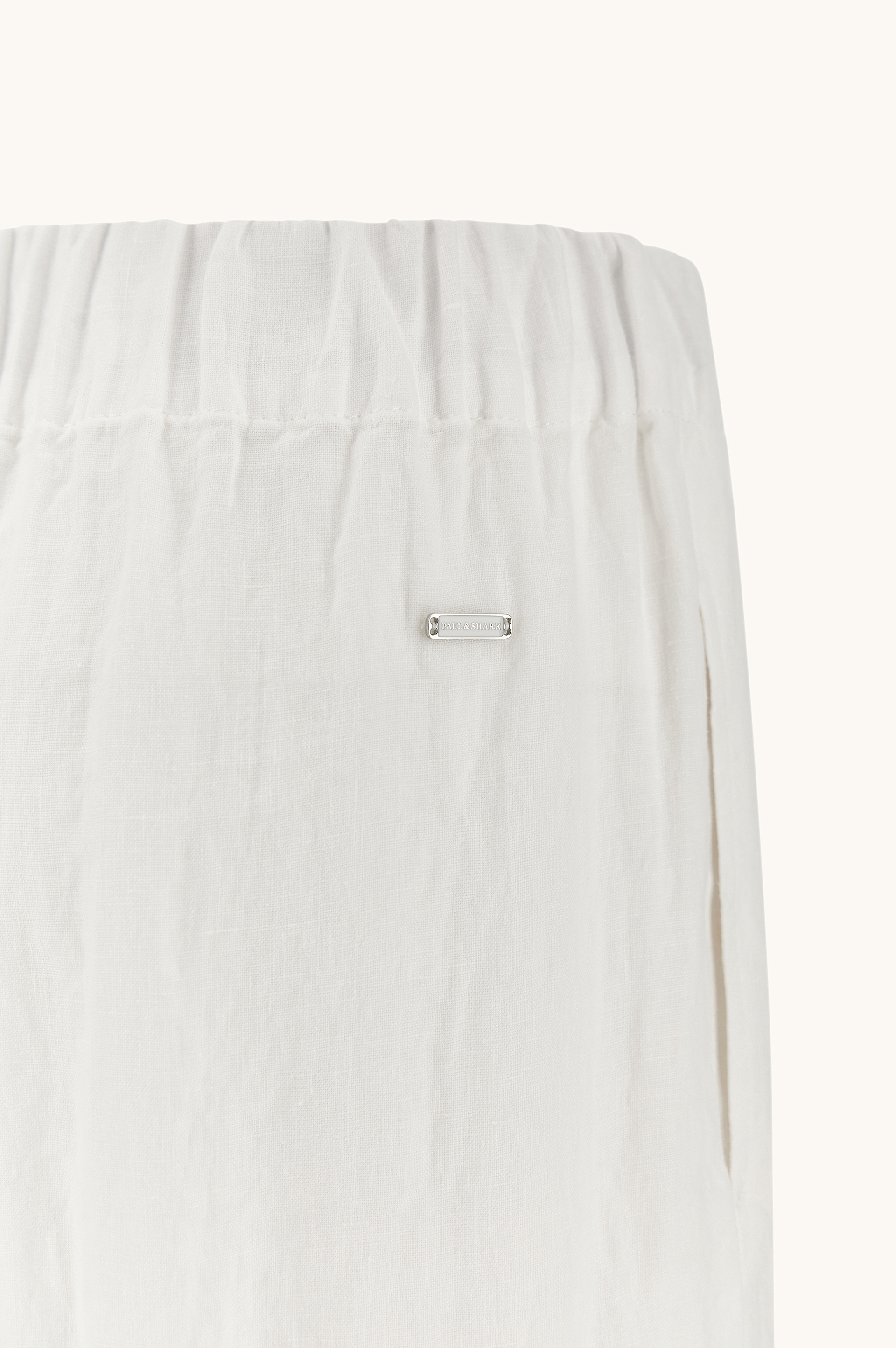 سروال بالازو من الكتان image number 4