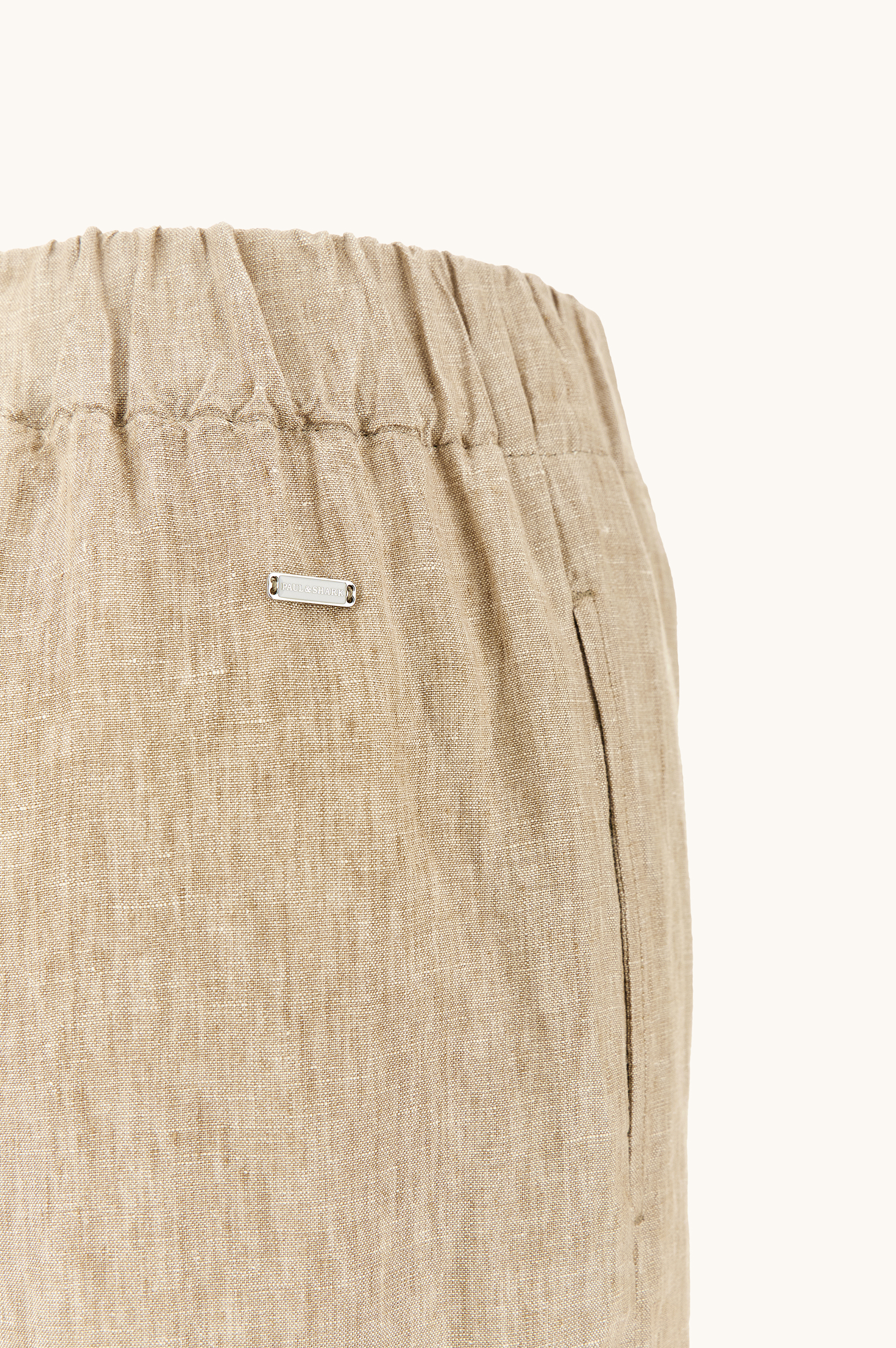 Palazzo trousers in linen image number 5
