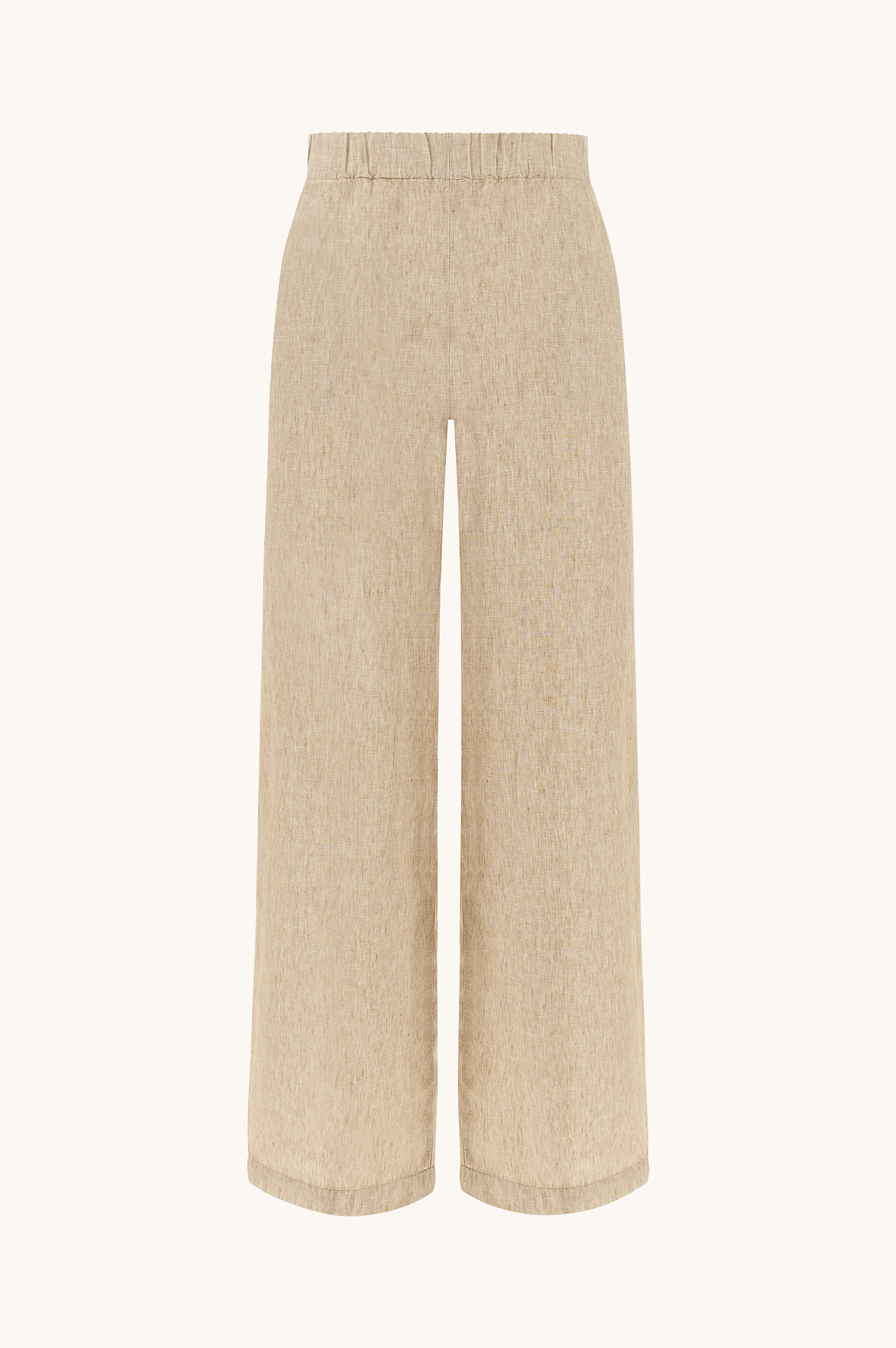 Palazzo trousers in linen image number 1