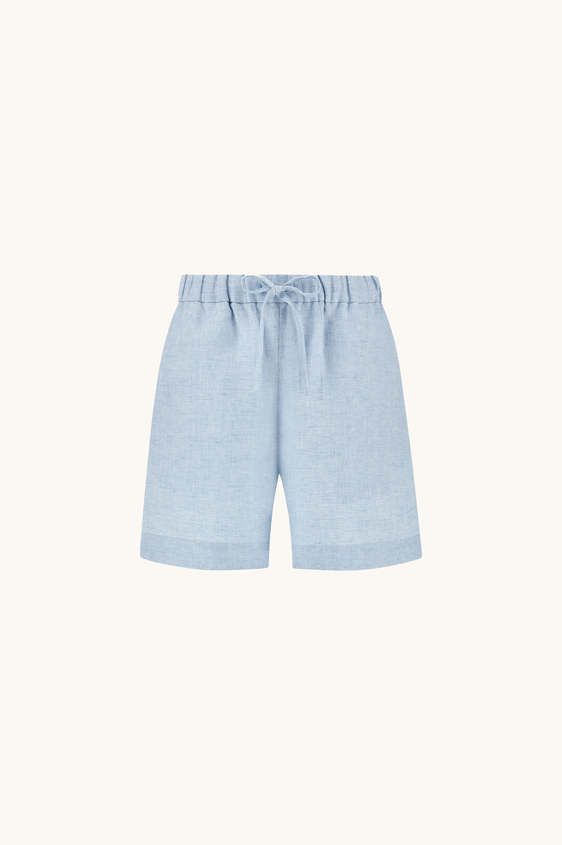 Linen Bermuda shorts with drawstring image number 1