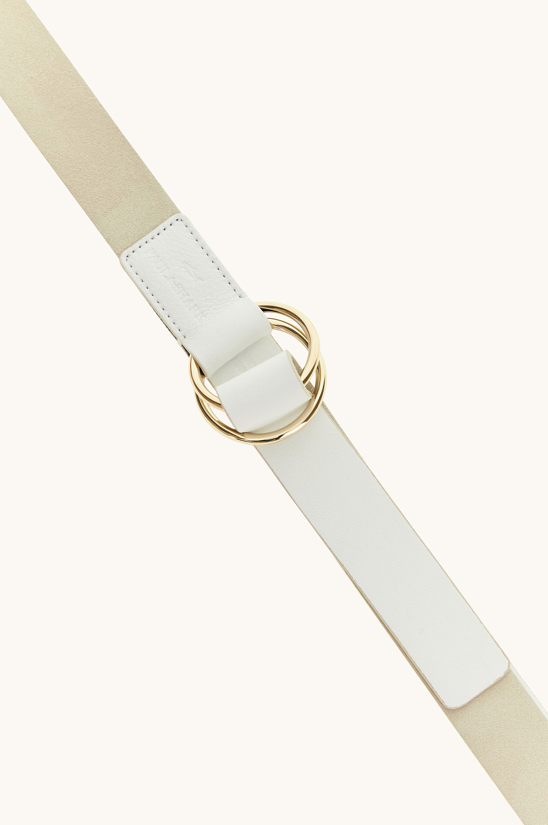 Leather and suede belt image number 1