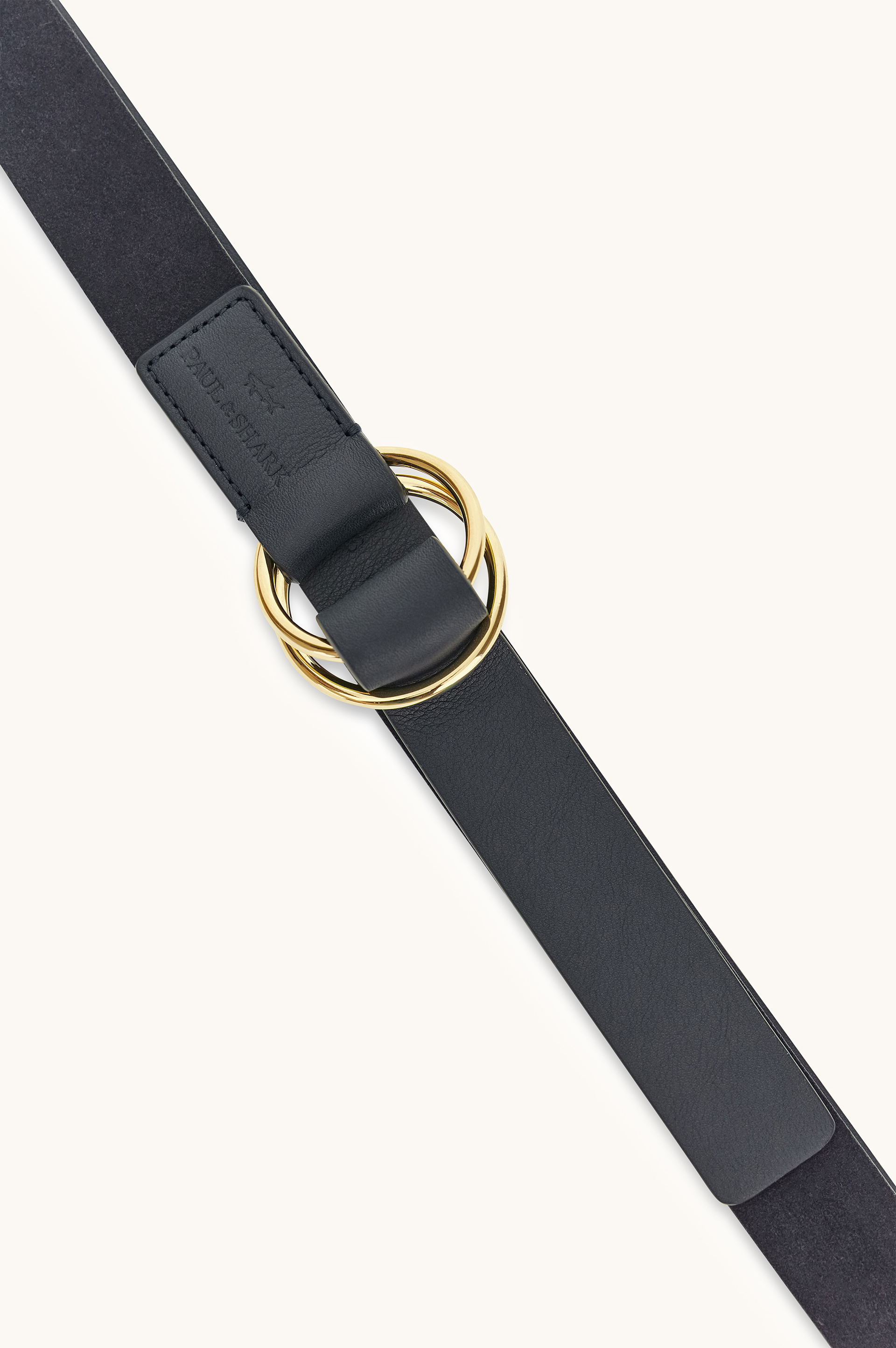 Cintura in pelle e suede image number 1