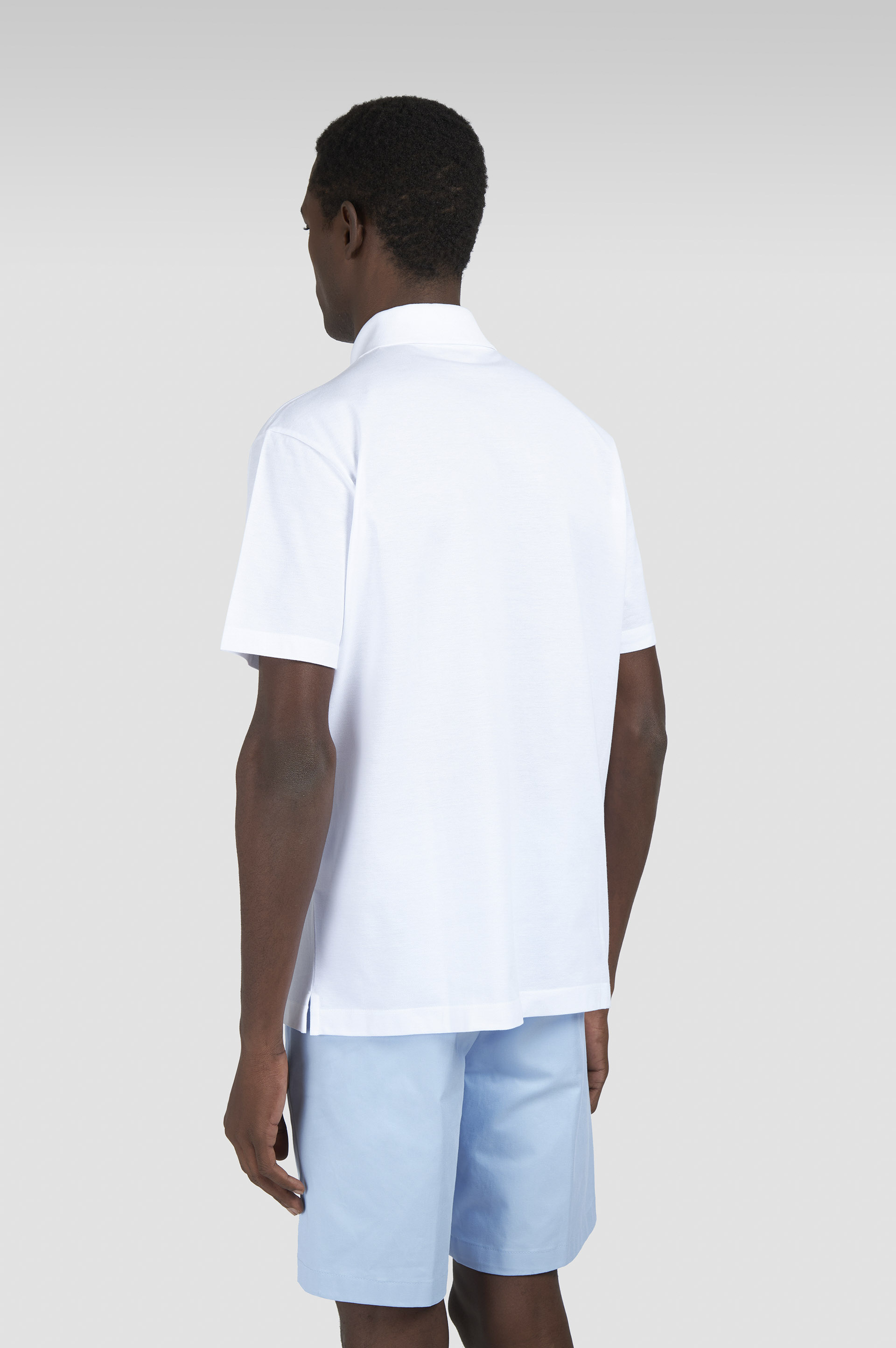 Double Piqu&eacute; cotton polo image number 3