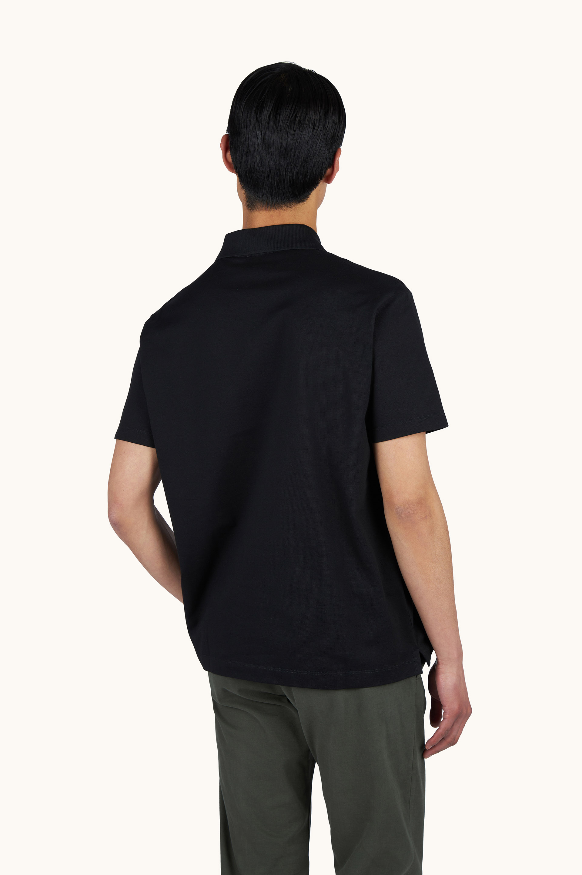 Double Piqu&eacute; cotton polo image number 3
